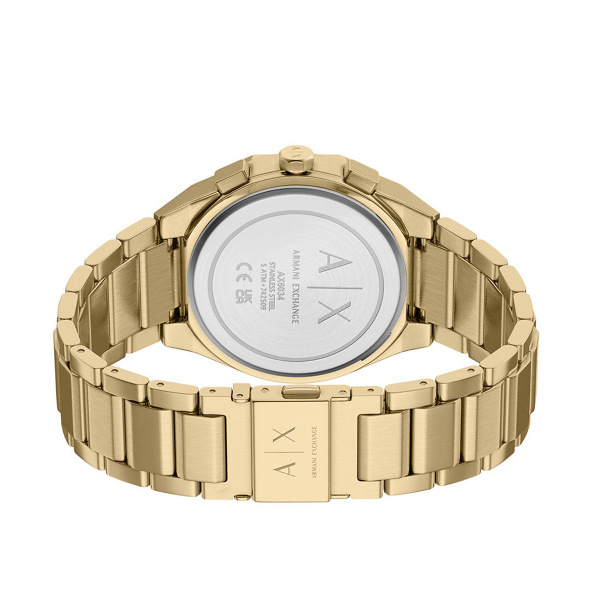 A|X アルマーニ エクスチェンジ ARMANI EXCHANGE 腕時計 レディース クロノグラフ SYNC ステンレススチール AX6034【60回分割手数料無料！】【2026新作】