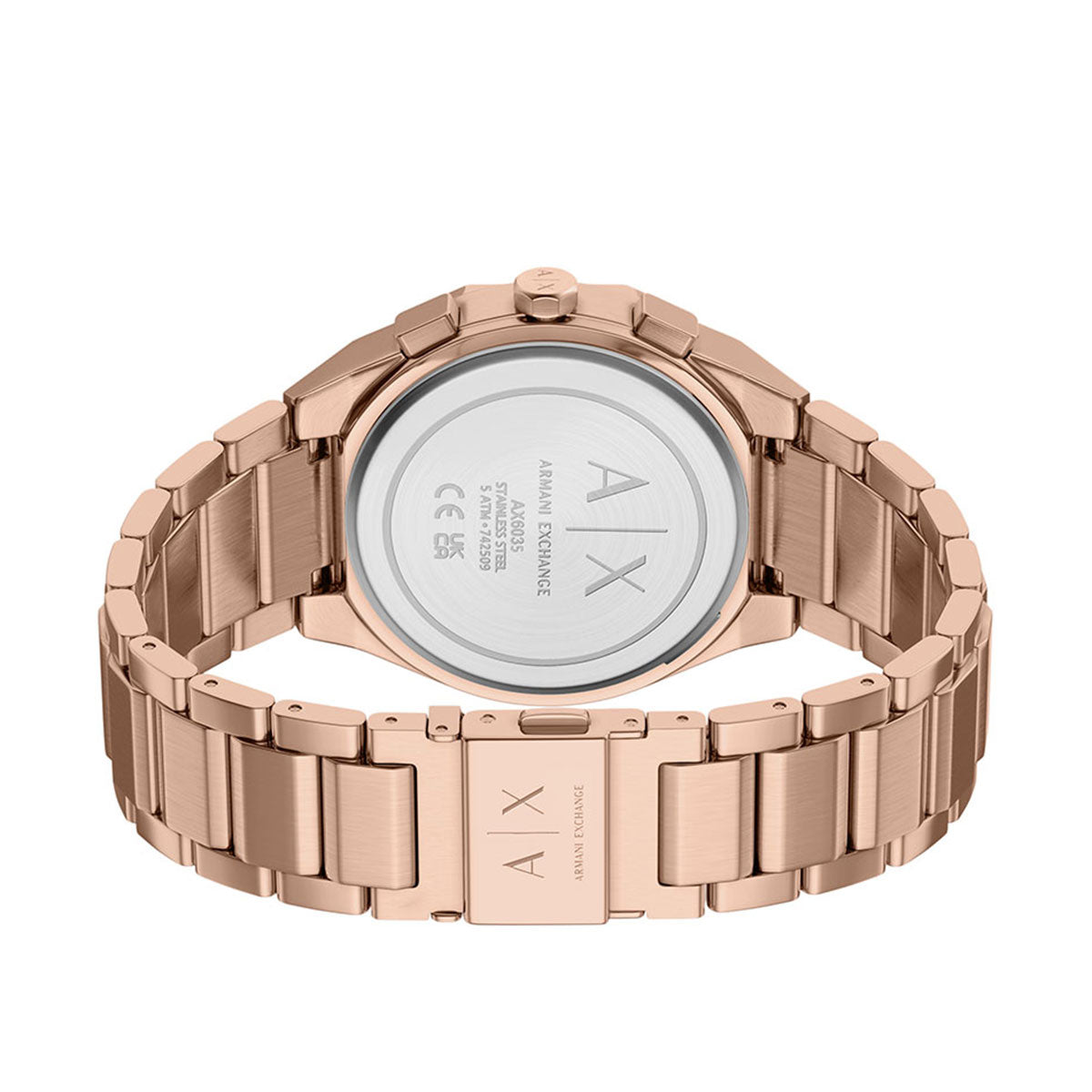 A|X アルマーニ エクスチェンジ ARMANI EXCHANGE 腕時計 レディース クロノグラフ SYNC ステンレススチール AX6035【60回分割手数料無料！】【2026新作】