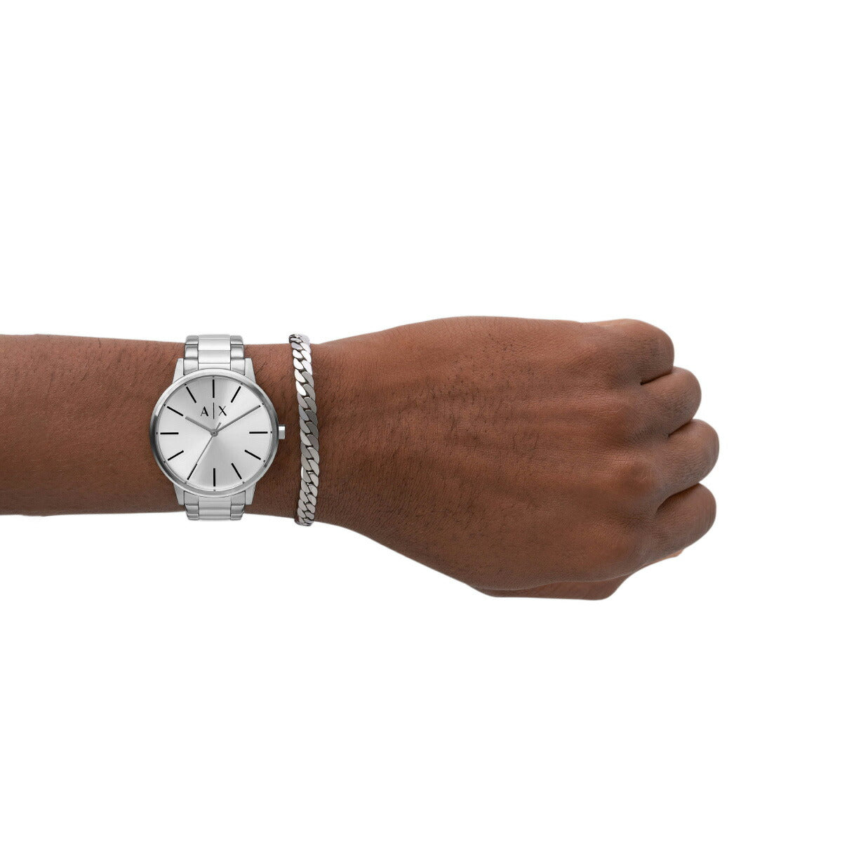 A|X アルマーニ エクスチェンジ ARMANI EXCHANGE 腕時計 メンズ ステンレススチールウォッチ AX7138SET