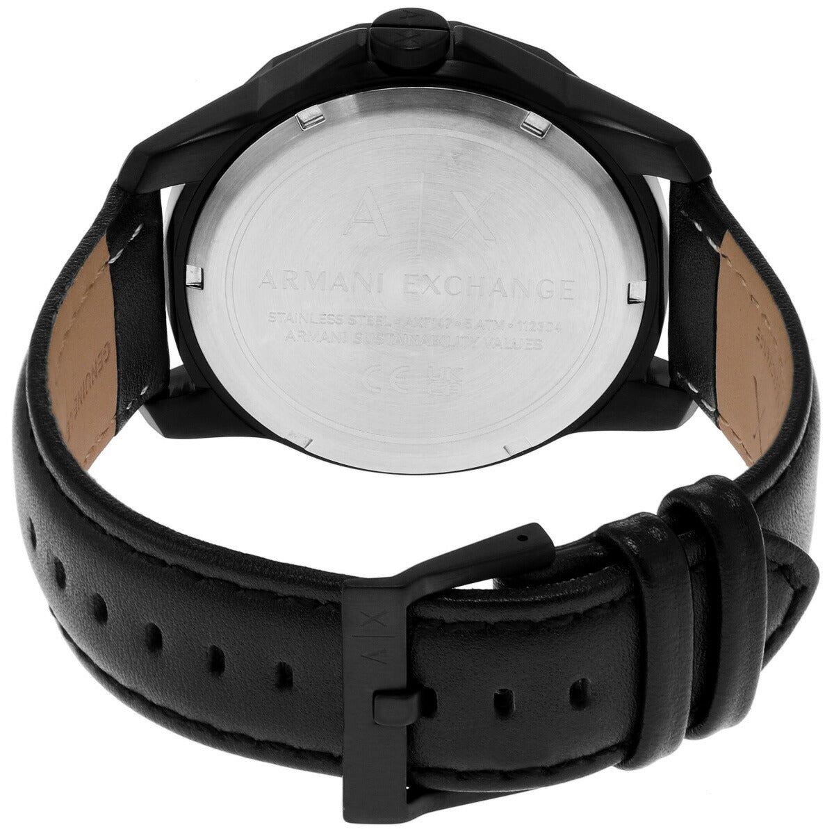 A|X アルマーニ エクスチェンジ ARMANI EXCHANGE 腕時計 メンズ レザーウォッチ AX7147SET