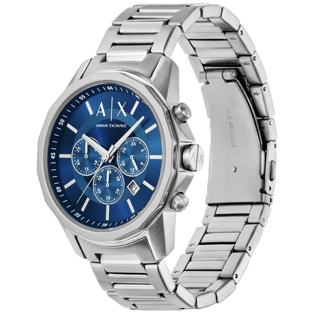 A|X アルマーニ エクスチェンジ ARMANI EXCHANGE 腕時計 メンズ ギフトセット クロノグラフ ステンレススチール AX7176SET【2025 新作】