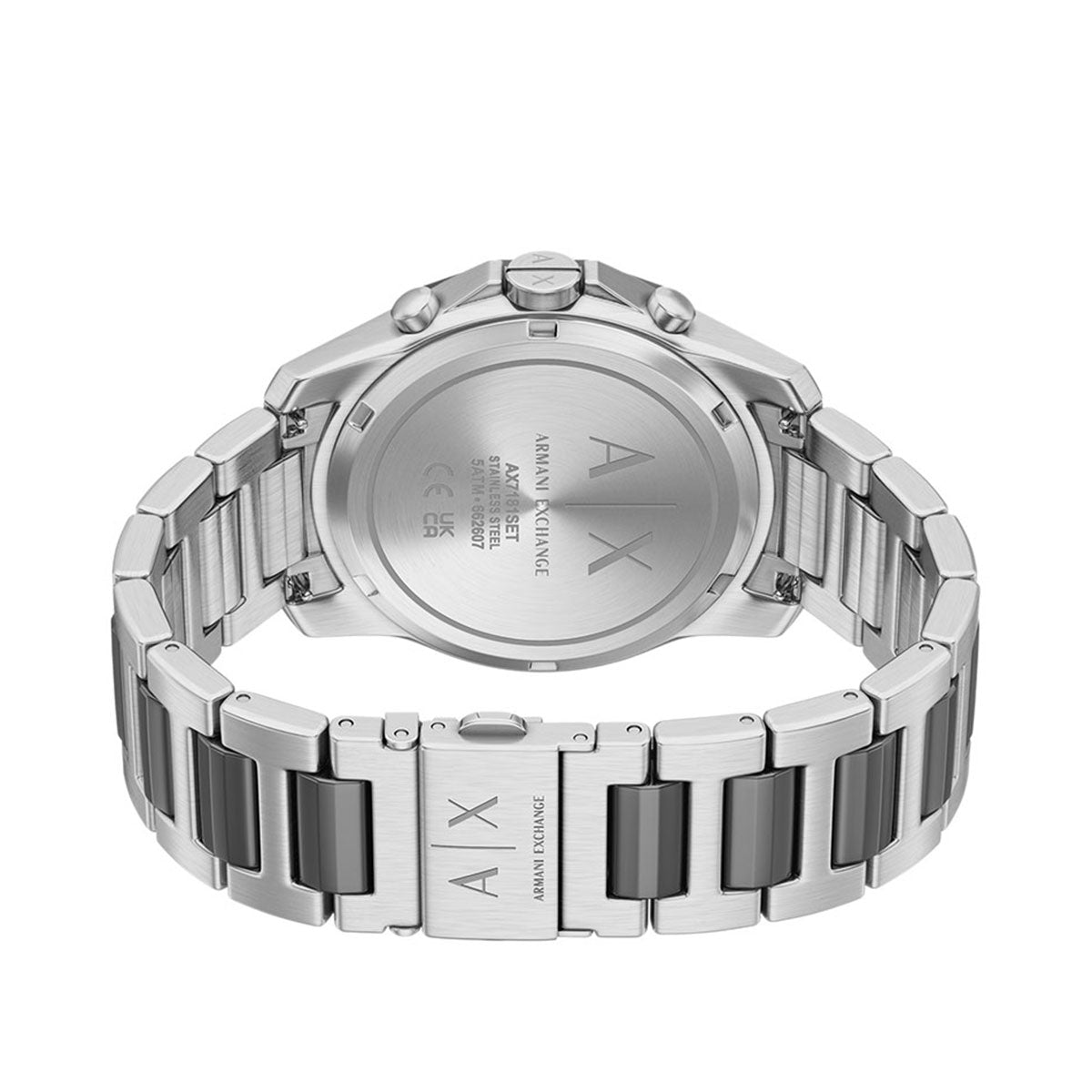 A|X アルマーニ エクスチェンジ ARMANI EXCHANGE 腕時計 メンズ クロノグラフ ステンレススチール ギフトセット AX7181SET【60回分割手数料無料！】【2026新作】