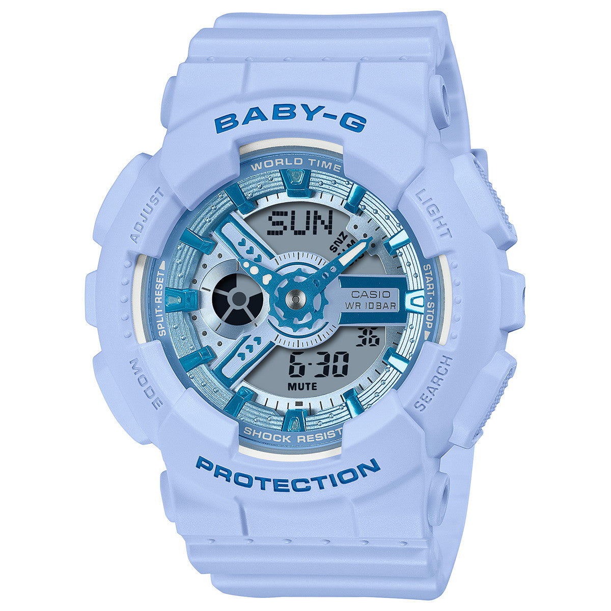 BABY-G カシオ ベビーG CASIO レディース 腕時計 BA-110YK-2AJF Y2K ブルー ハートモチーフ【2024 新作】