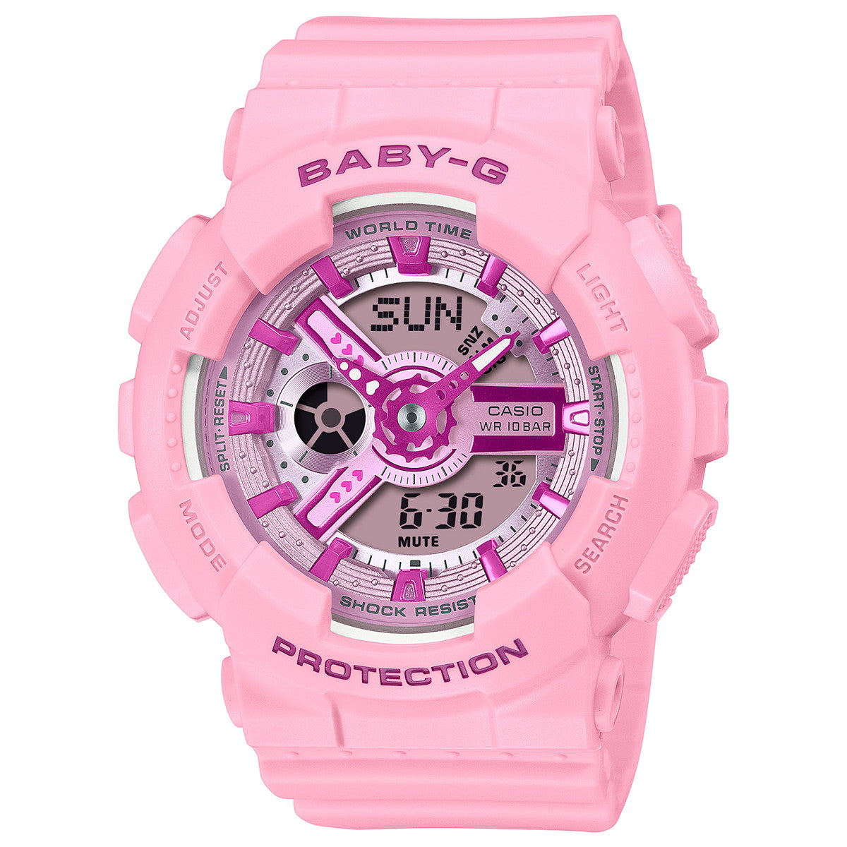 BABY-G カシオ ベビーG CASIO レディース 腕時計 BA-110YK-4AJF Y2K ピンク ハートモチーフ【2024 新作】