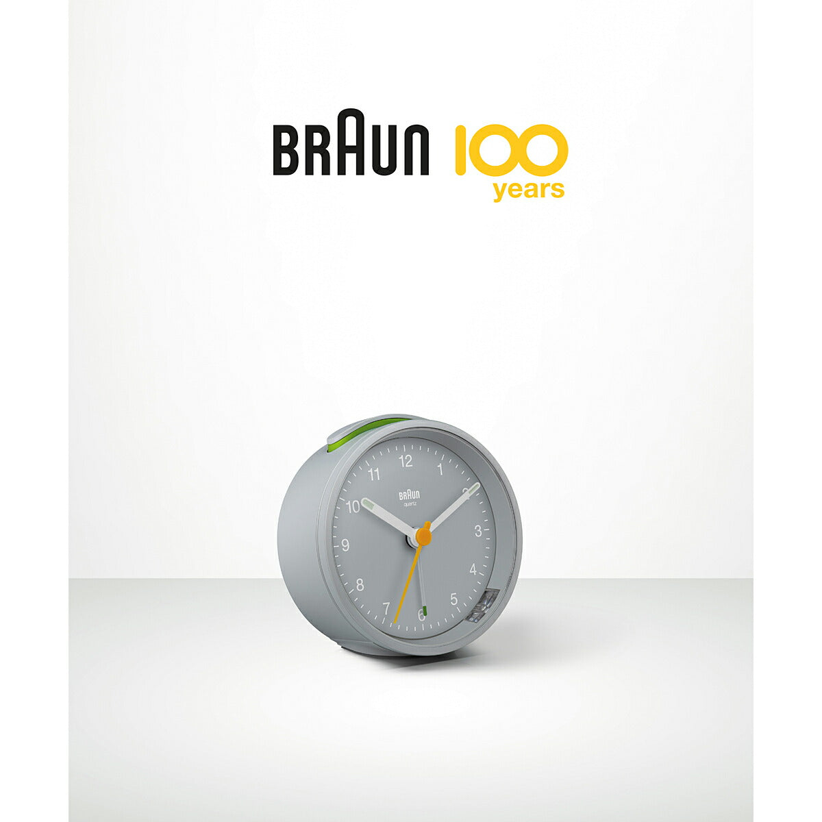 BRAUN ブラウン 100周年コレクション アナログ アラームクロック 目覚まし時計 置時計 BC12G 100th Anniversary Analog Alarm Clock