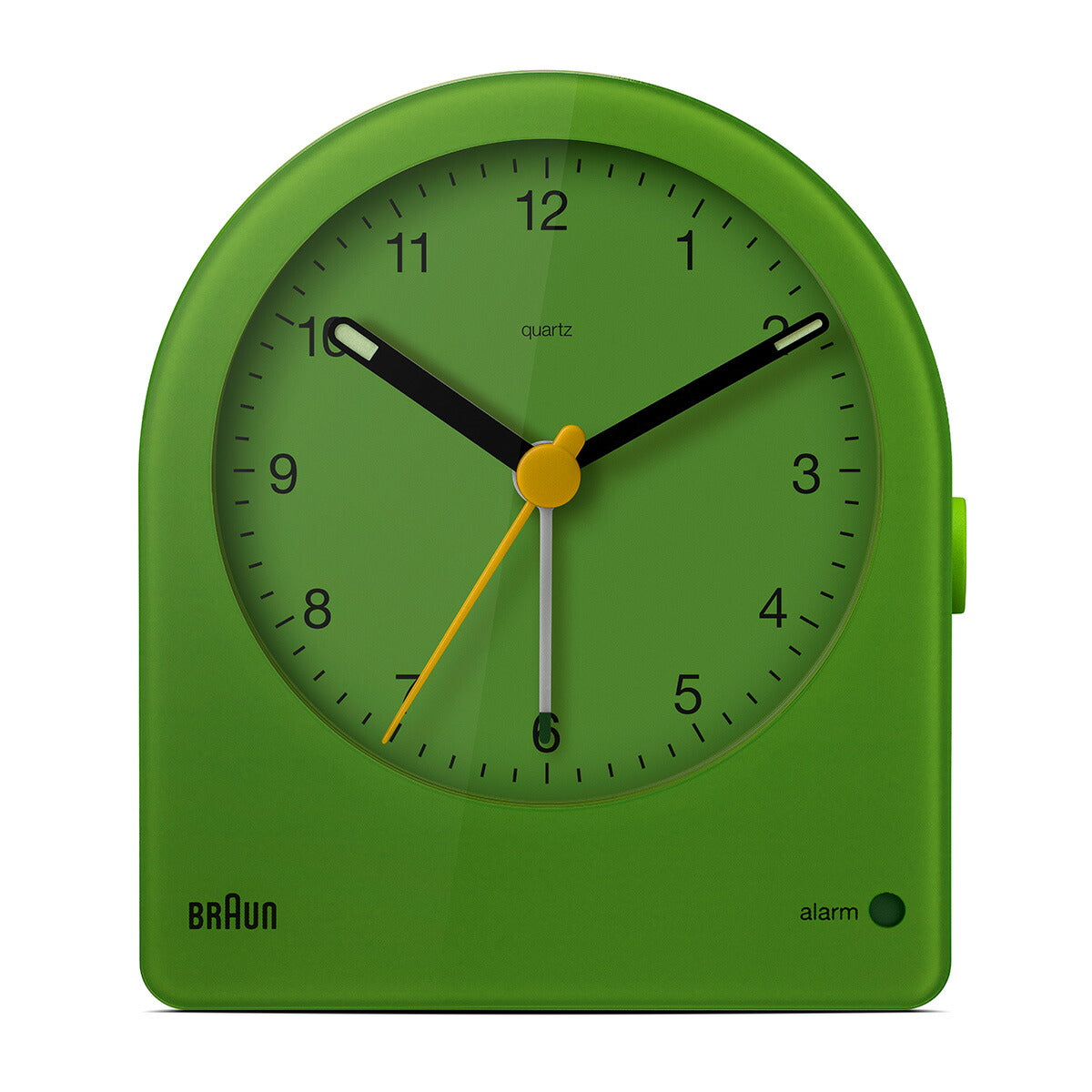 BRAUN ブラウン アラームクロック BC22GN アナログ 目覚まし時計 置き時計 Alarm Clock 82mm グリーン