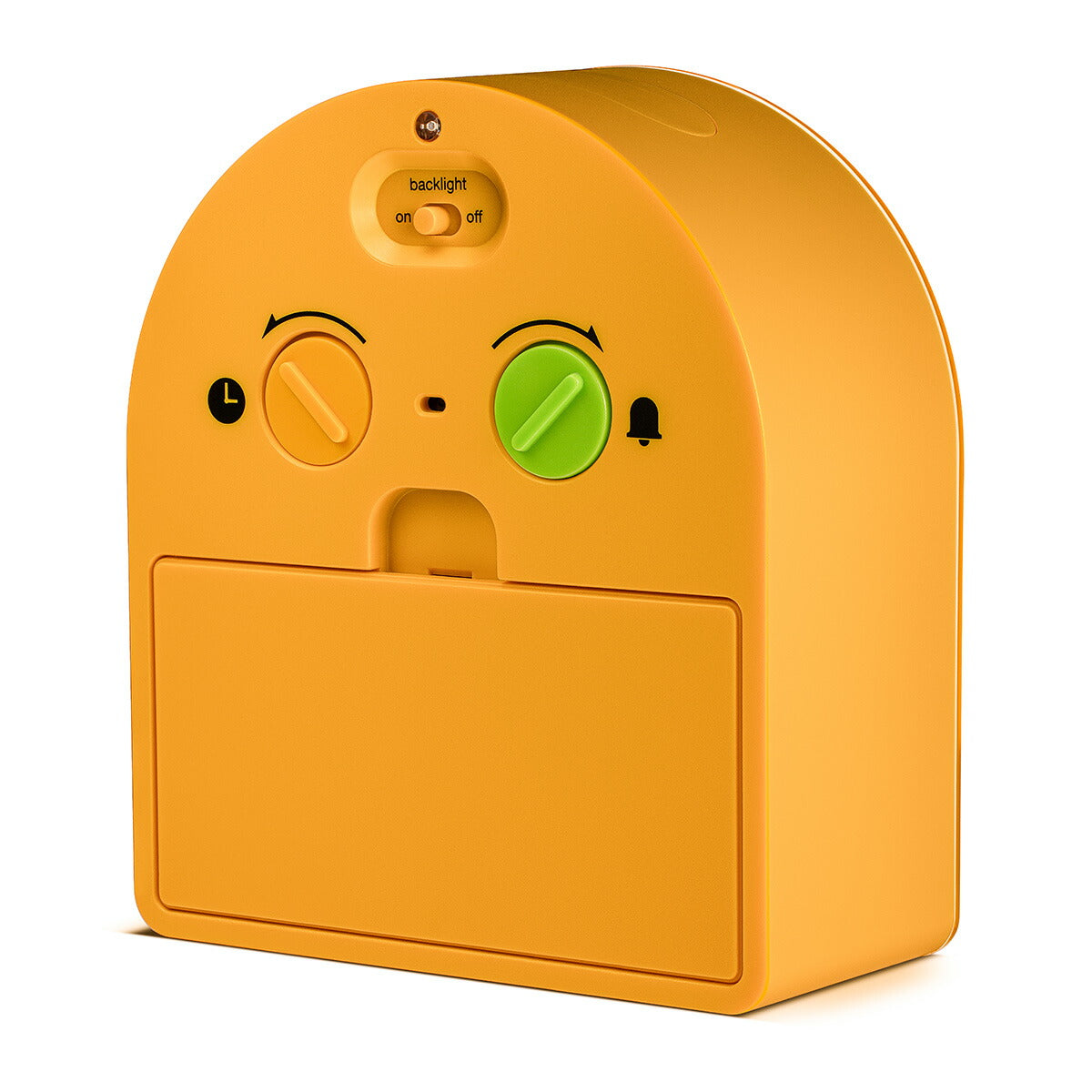 BRAUN ブラウン アラームクロック BC22Y アナログ 目覚まし時計 置き時計 Alarm Clock 82mm イエロー