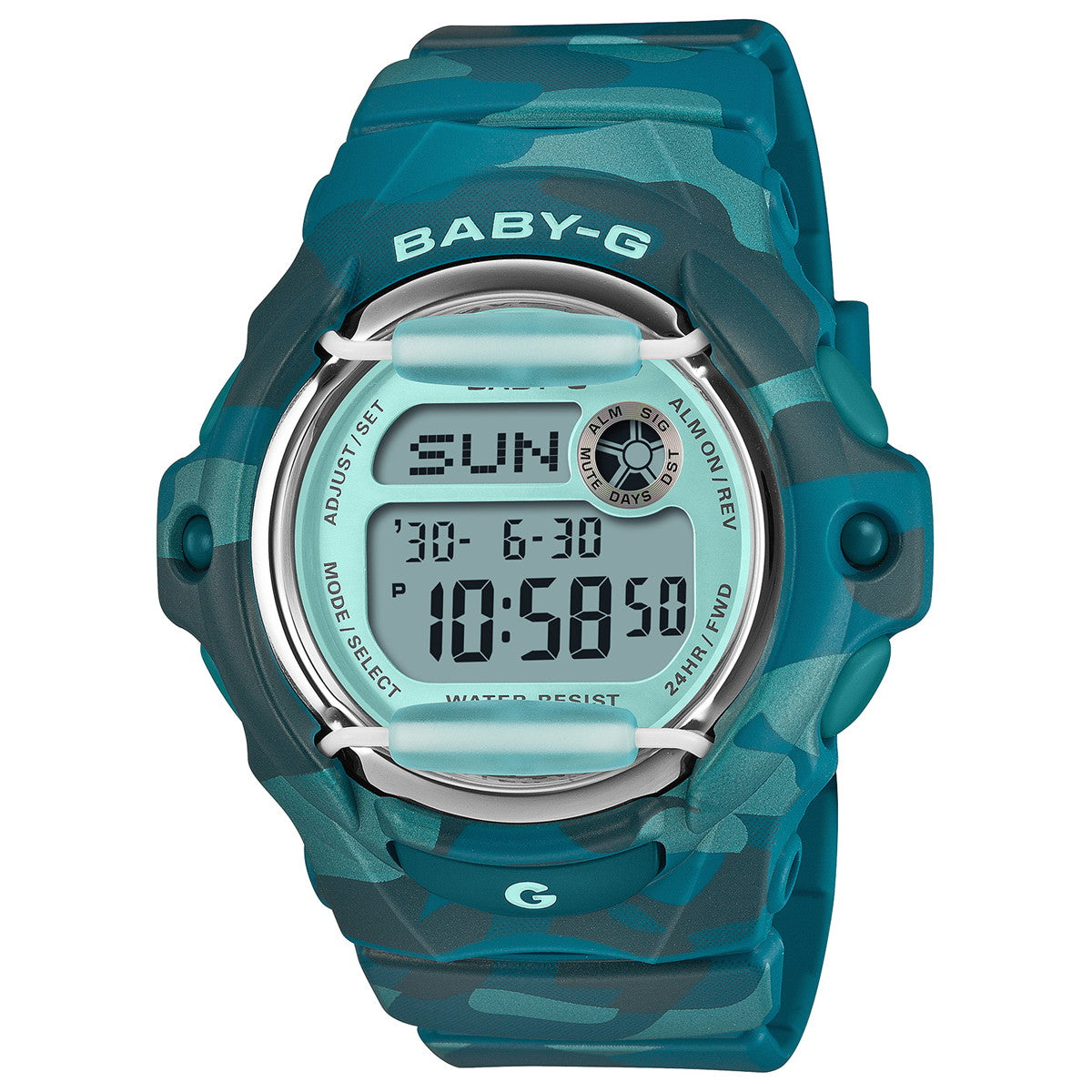 BABY-G カシオ ベビーG レディース 限定モデル 腕時計 CASIO BG-169CM-2JF カモフラージュ柄 ブルーグリーン【2026 新作】