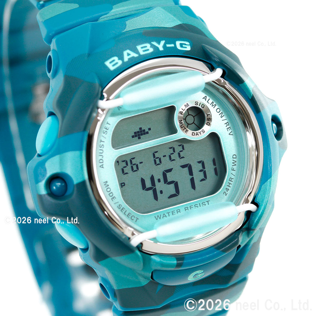 BABY-G カシオ ベビーG レディース 限定モデル 腕時計 CASIO BG-169CM-2JF カモフラージュ柄 ブルーグリーン【2026 新作】