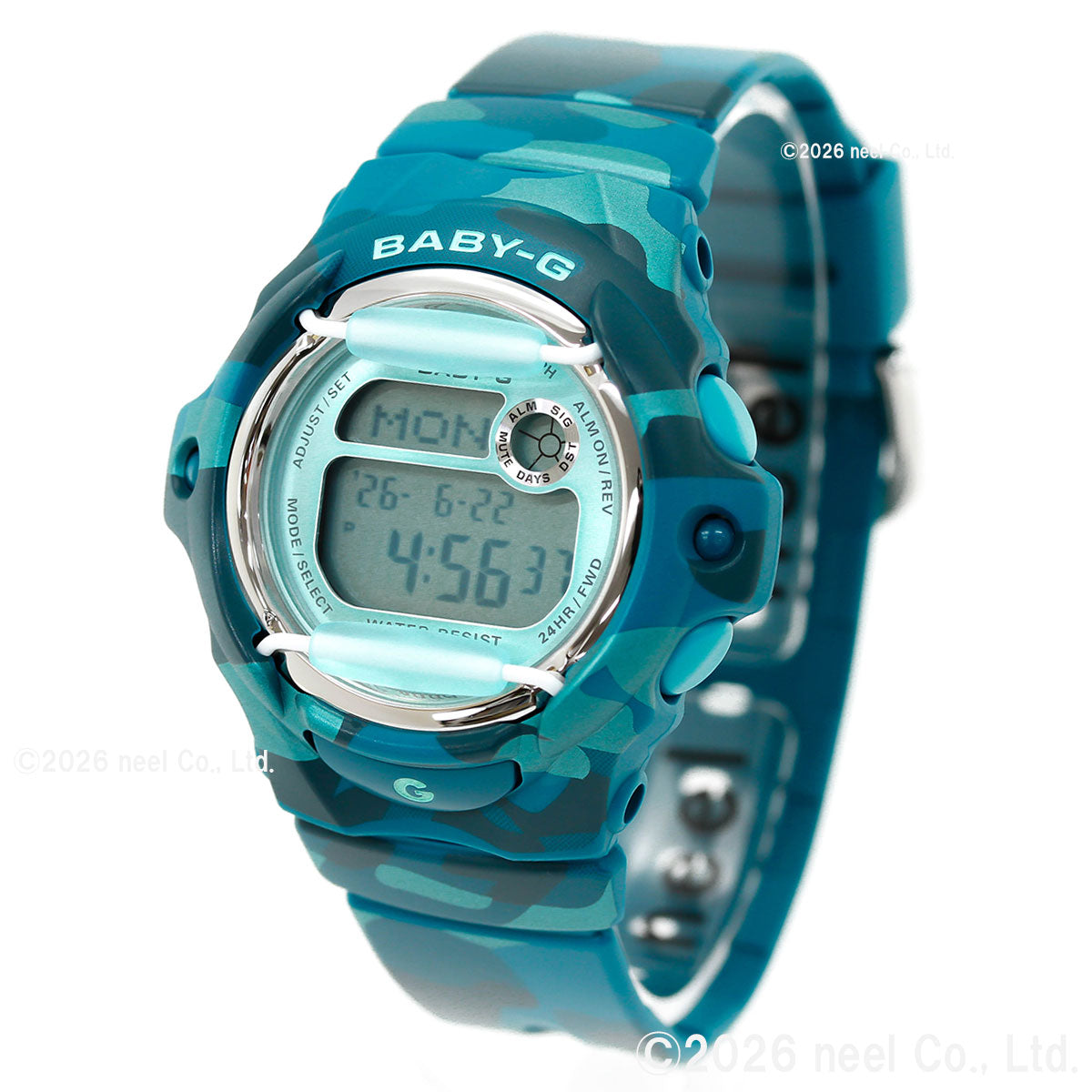 BABY-G カシオ ベビーG レディース 限定モデル 腕時計 CASIO BG-169CM-2JF カモフラージュ柄 ブルーグリーン【2026 新作】