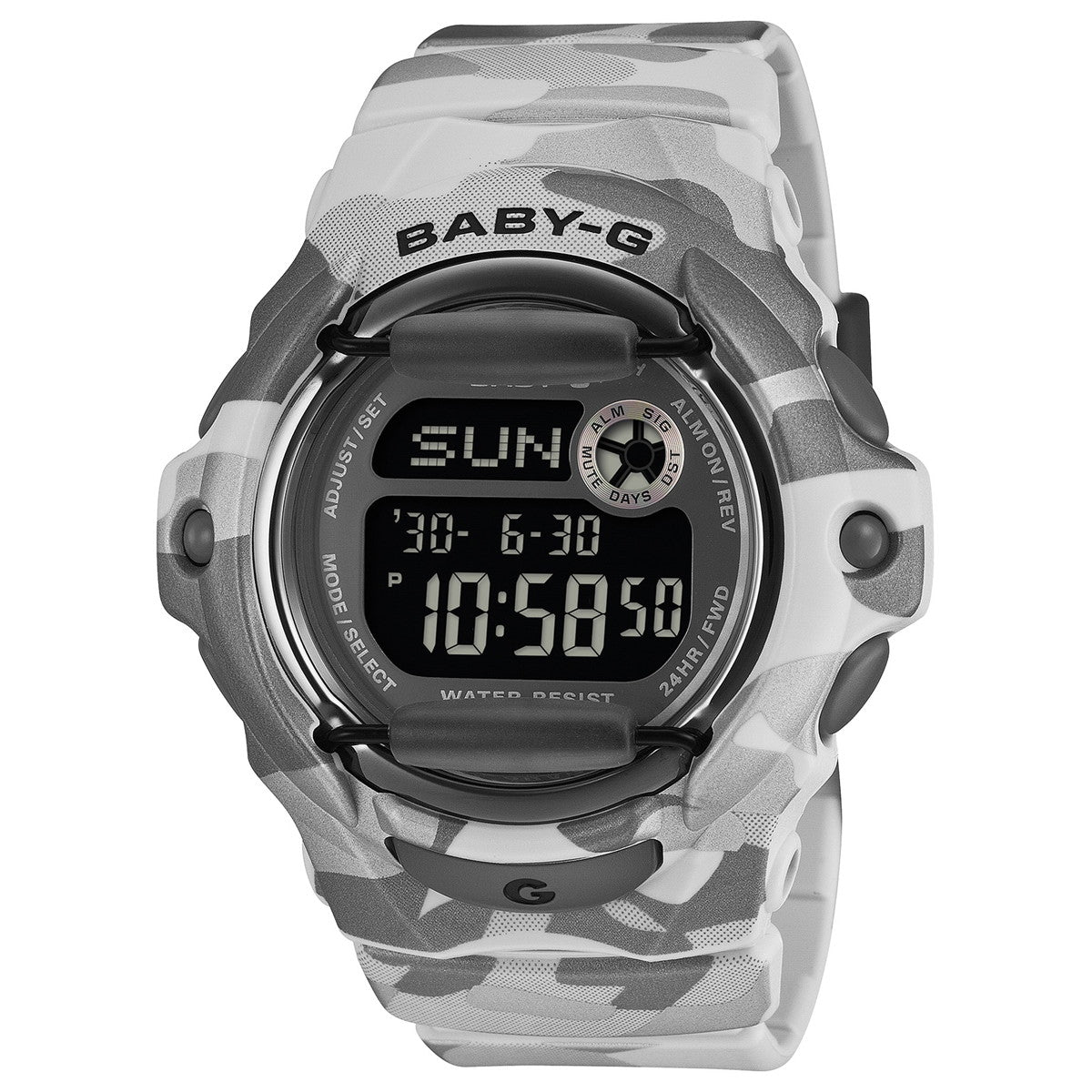 BABY-G カシオ ベビーG レディース 限定モデル 腕時計 CASIO BG-169CMB-8JF カモフラージュ柄 グレー【2026 新作】