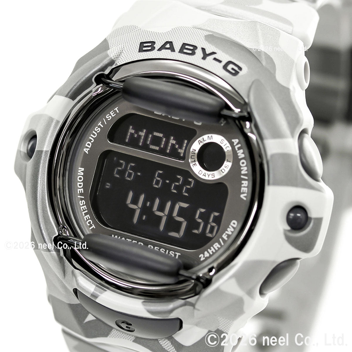 BABY-G カシオ ベビーG レディース 限定モデル 腕時計 CASIO BG-169CMB-8JF カモフラージュ柄 グレー【2026 新作】