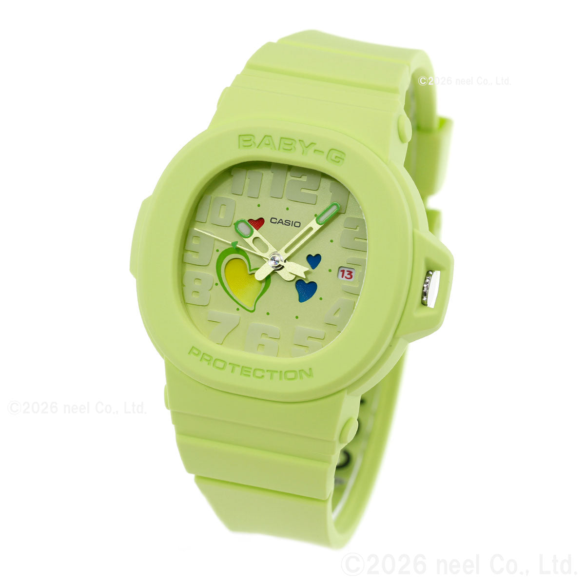 BABY-G カシオ ベビーG レディース 腕時計 BGA-10-3AJF PLAYFUL HEARTS SERIES イエロー