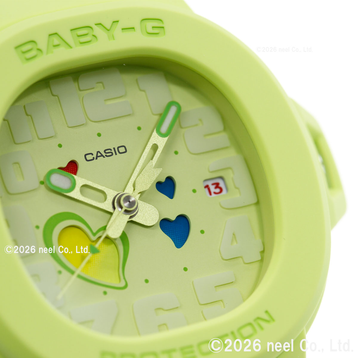 BABY-G カシオ ベビーG レディース 腕時計 BGA-10-3AJF PLAYFUL HEARTS SERIES イエロー