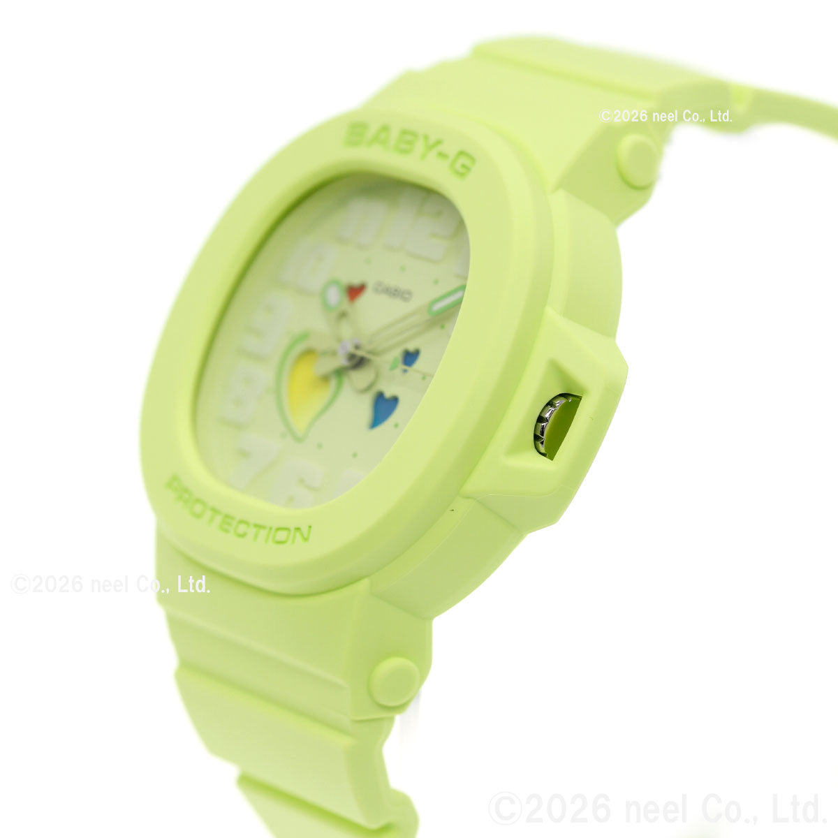 BABY-G カシオ ベビーG レディース 腕時計 BGA-10-3AJF PLAYFUL HEARTS SERIES イエロー
