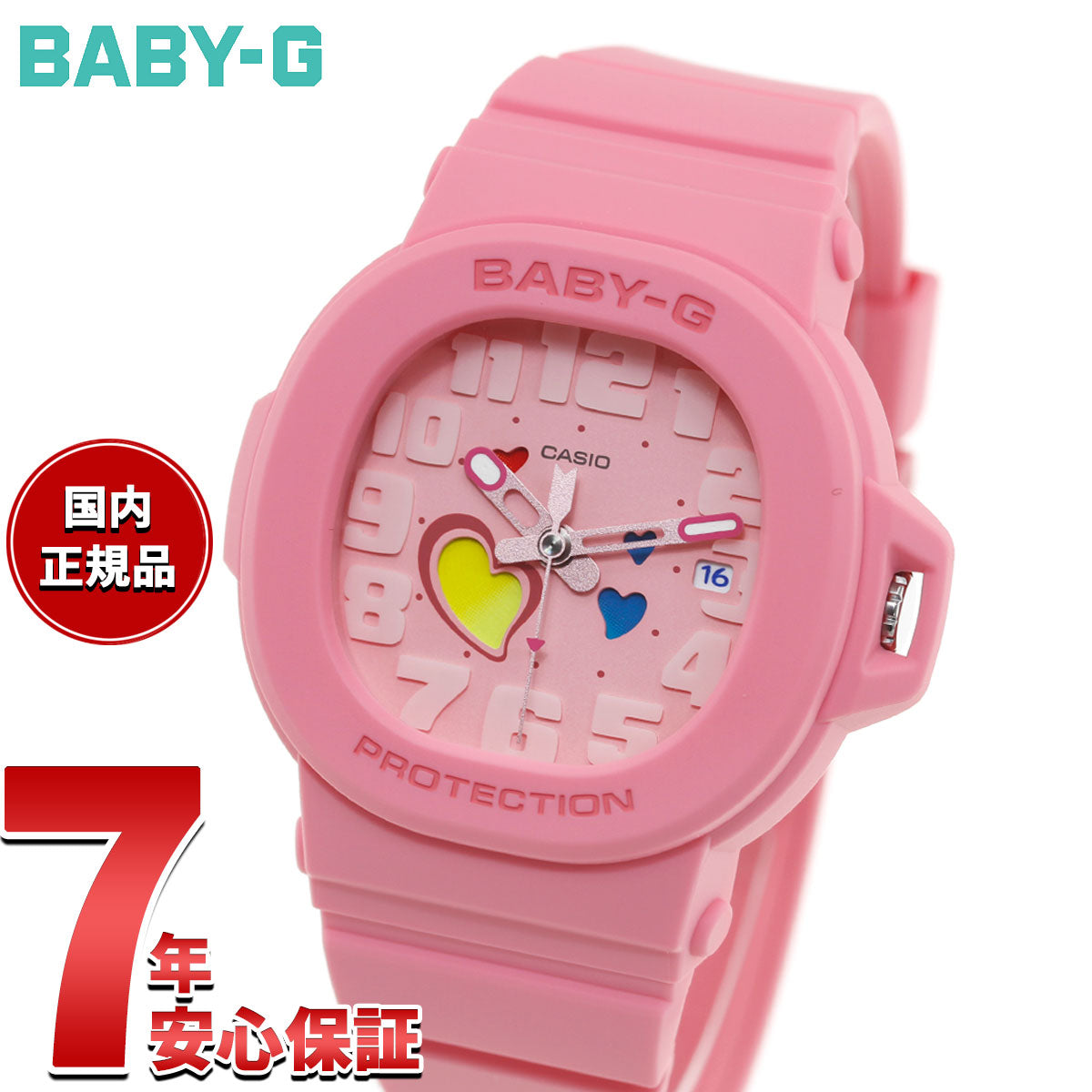 BABY-G カシオ ベビーG レディース 腕時計 BGA-10-4AJF PLAYFUL HEARTS SERIES ピンク