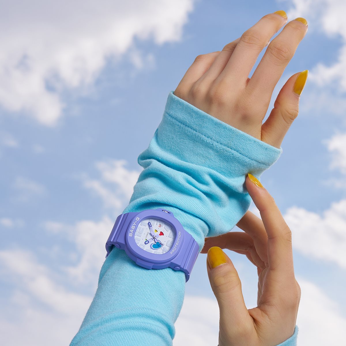 BABY-G カシオ ベビーG レディース 腕時計 BGA-10-6AJF PLAYFUL HEARTS SERIES ブルー