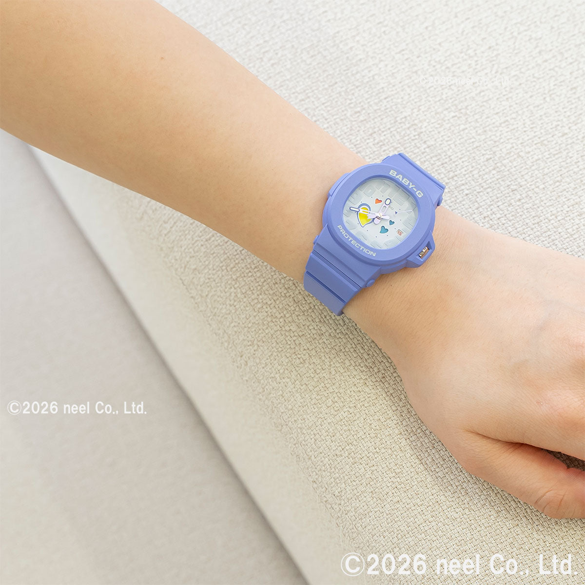 BABY-G カシオ ベビーG レディース 腕時計 BGA-10-6AJF PLAYFUL HEARTS SERIES ブルー