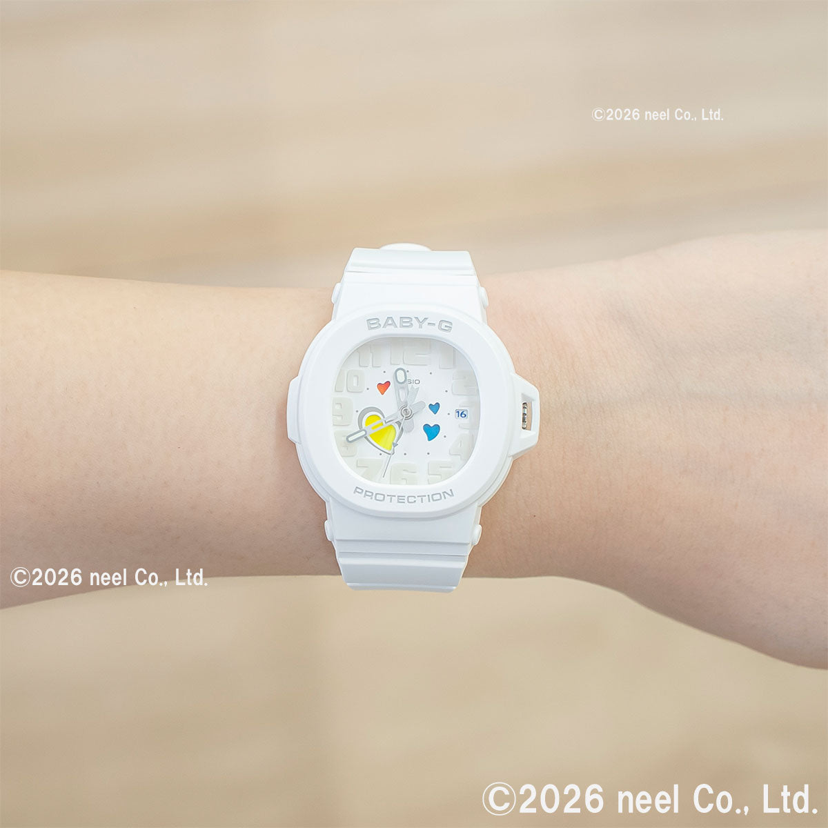 BABY-G カシオ ベビーG レディース 腕時計 BGA-10-7AJF PLAYFUL HEARTS SERIES ホワイト