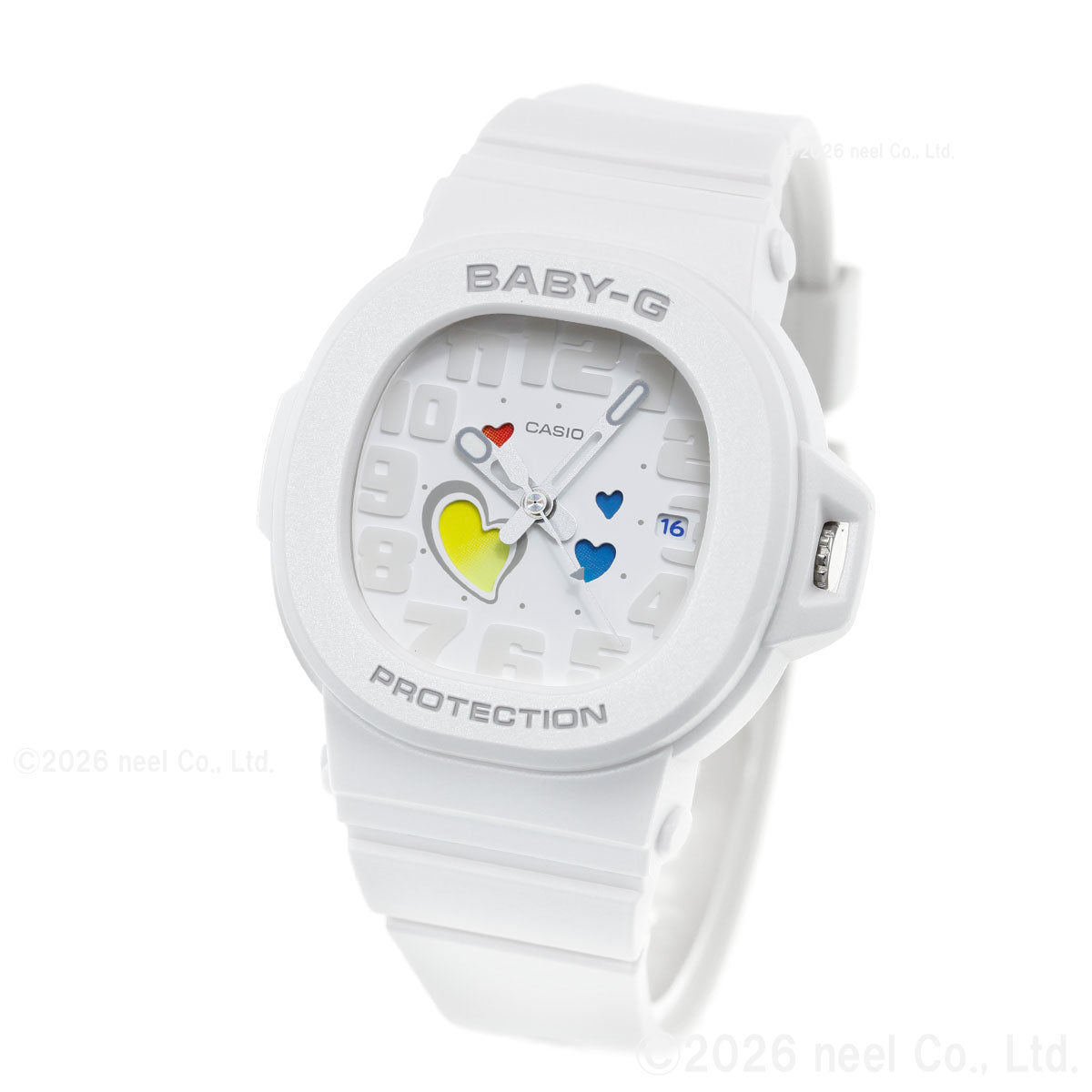 BABY-G カシオ ベビーG レディース 腕時計 BGA-10-7AJF PLAYFUL HEARTS SERIES ホワイト