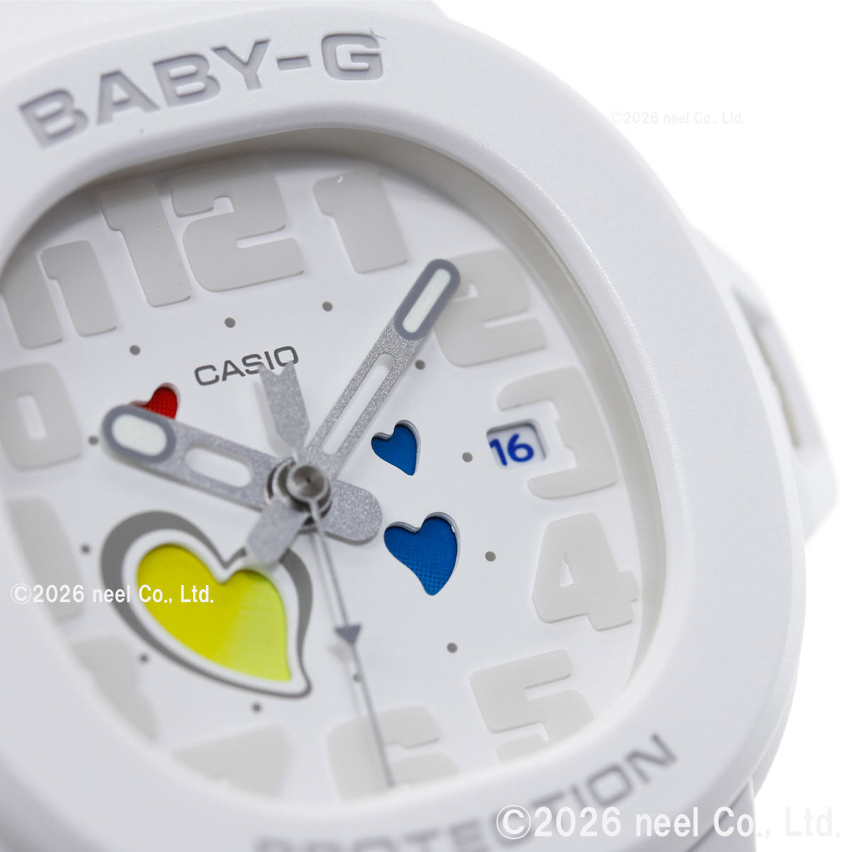 BABY-G カシオ ベビーG レディース 腕時計 BGA-10-7AJF PLAYFUL HEARTS SERIES ホワイト