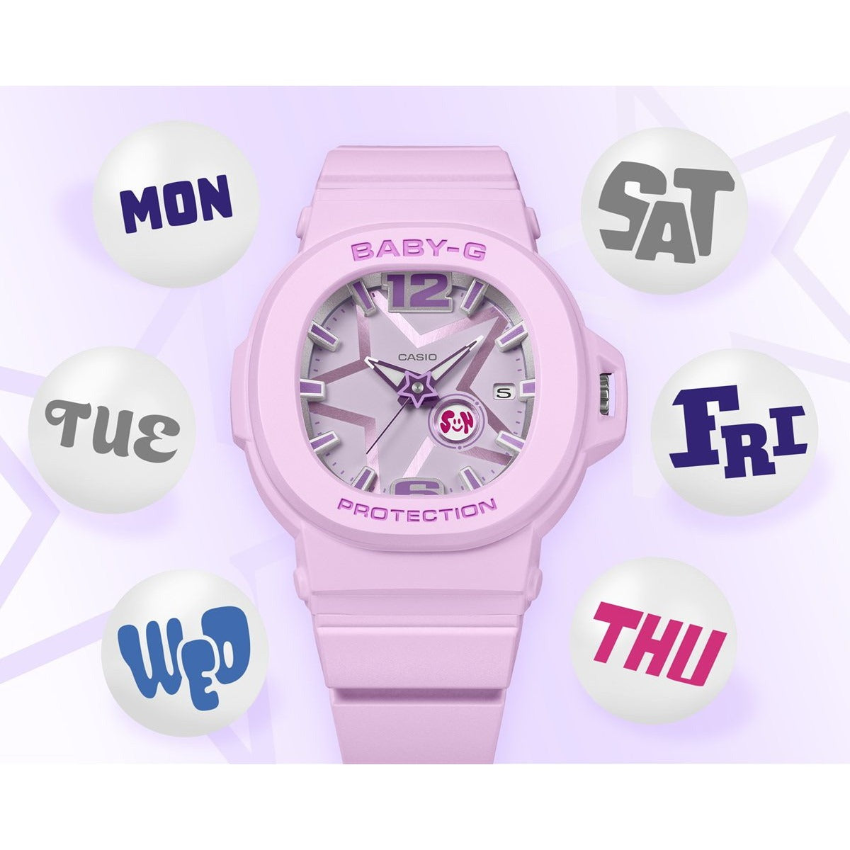 BABY-G カシオ ベビーG レディース 腕時計 BGA-10D-6AJF 星型モチーフ Y3Kスタイル