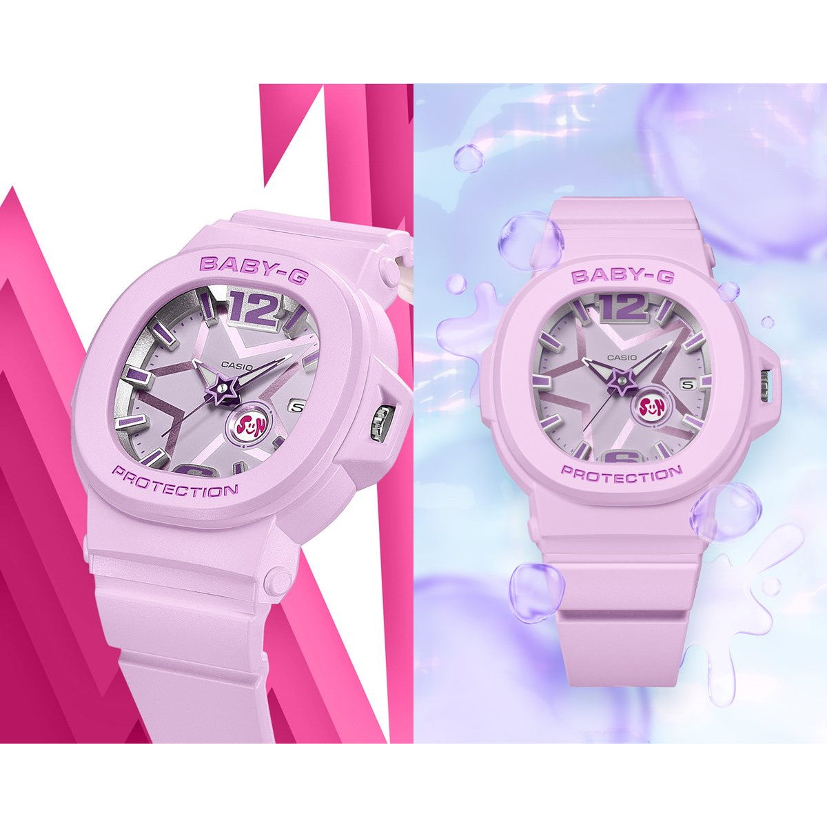 BABY-G カシオ ベビーG レディース 腕時計 BGA-10D-6AJF 星型モチーフ Y3Kスタイル【2025 新作】