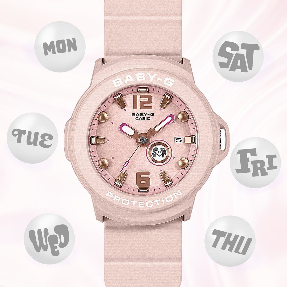 BABY-G＋PLUS カシオ ベビーG レディース アナログ 腕時計 BGA-15K-4AJR ベイビージープラス ストラップ付専用ホルダー付属【2026 新作】