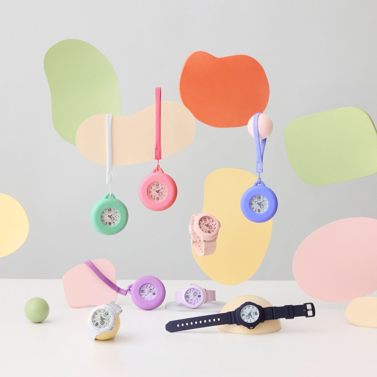 BABY-G＋PLUS カシオ ベビーG レディース アナログ 腕時計 BGA-15K-7AJR ベイビージープラス ストラップ付専用ホルダー付属【2026 新作】