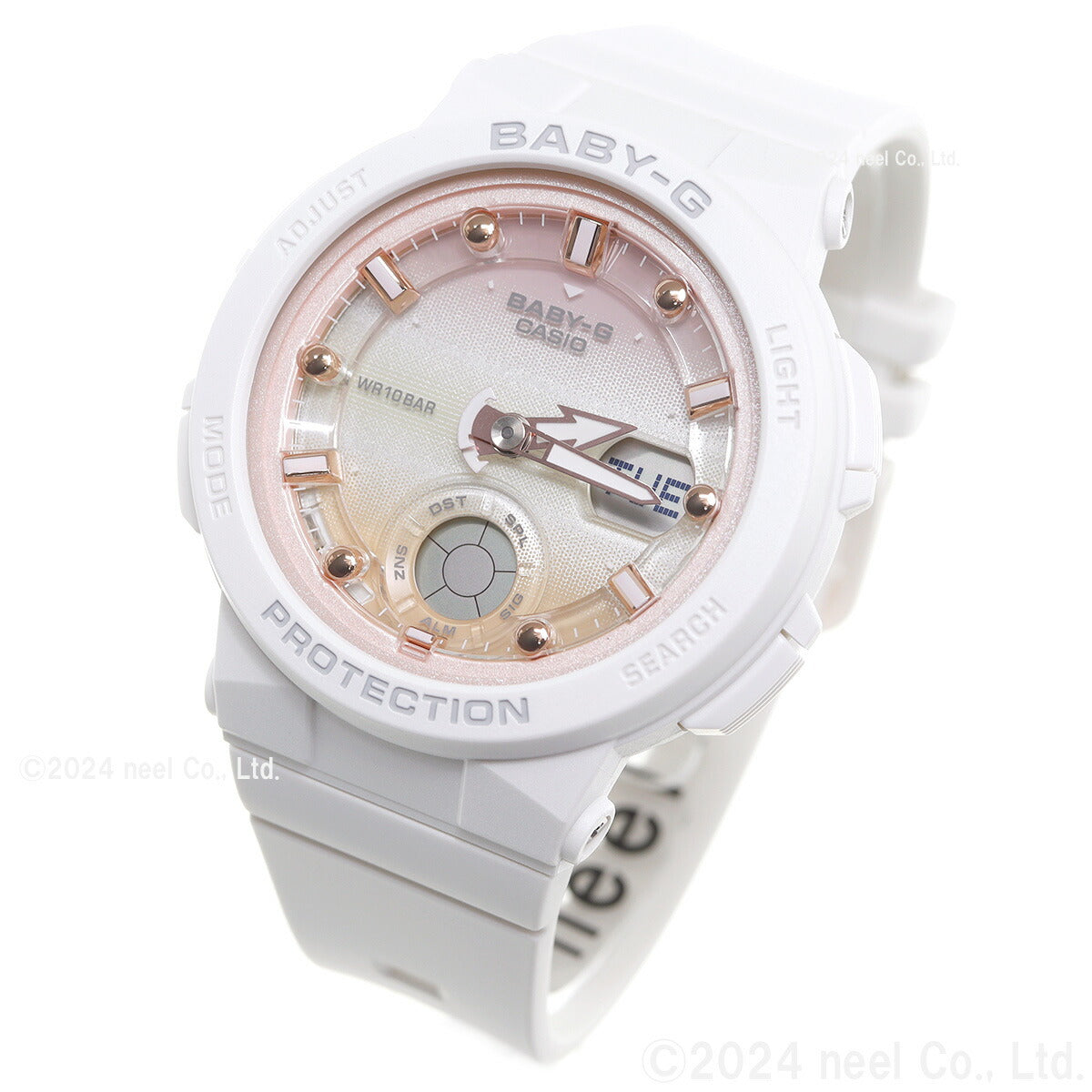 カシオ ベビーG CASIO BABY-G 白 腕時計 レディース Beach Traveler Series BGA-250-7A2JF