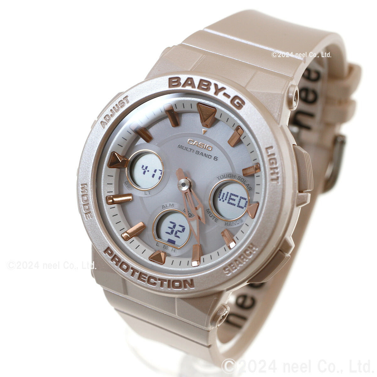 BABY-G カシオ ベビーG レディース 電波 ソーラー 腕時計 タフソーラー BGA-2510-4AJF