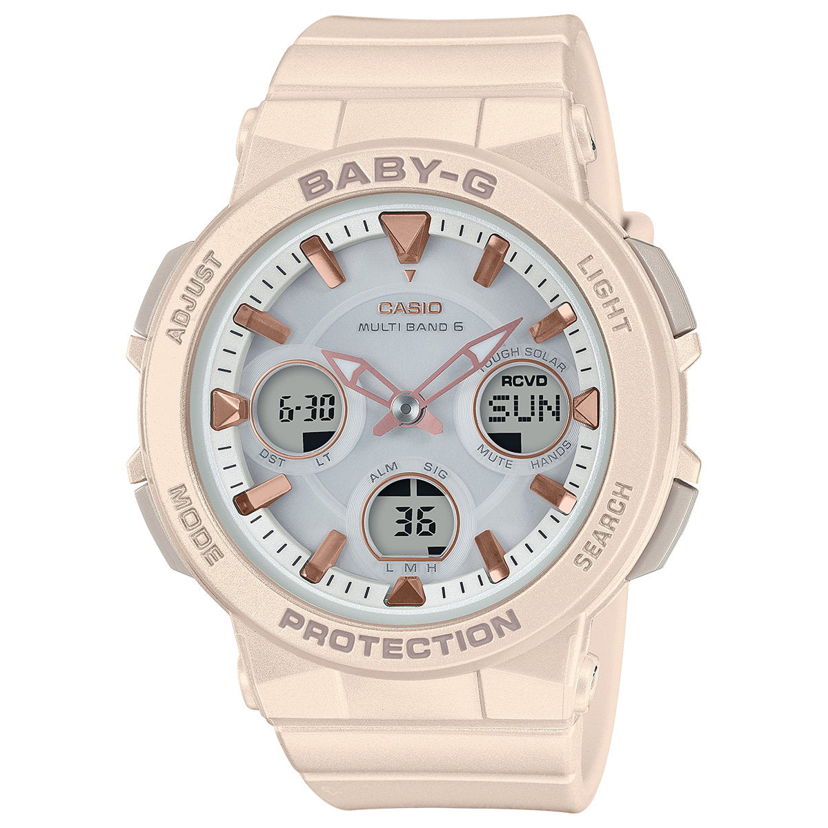 BABY-G カシオ ベビーG レディース 電波 ソーラー 腕時計 タフソーラー BGA-2510-4AJF