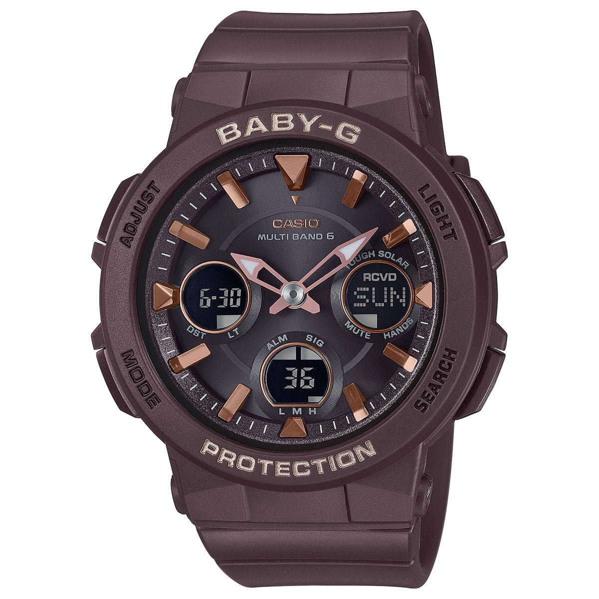 BABY-G カシオ ベビーG レディース 電波 ソーラー 腕時計 タフソーラー BGA-2510-5AJF