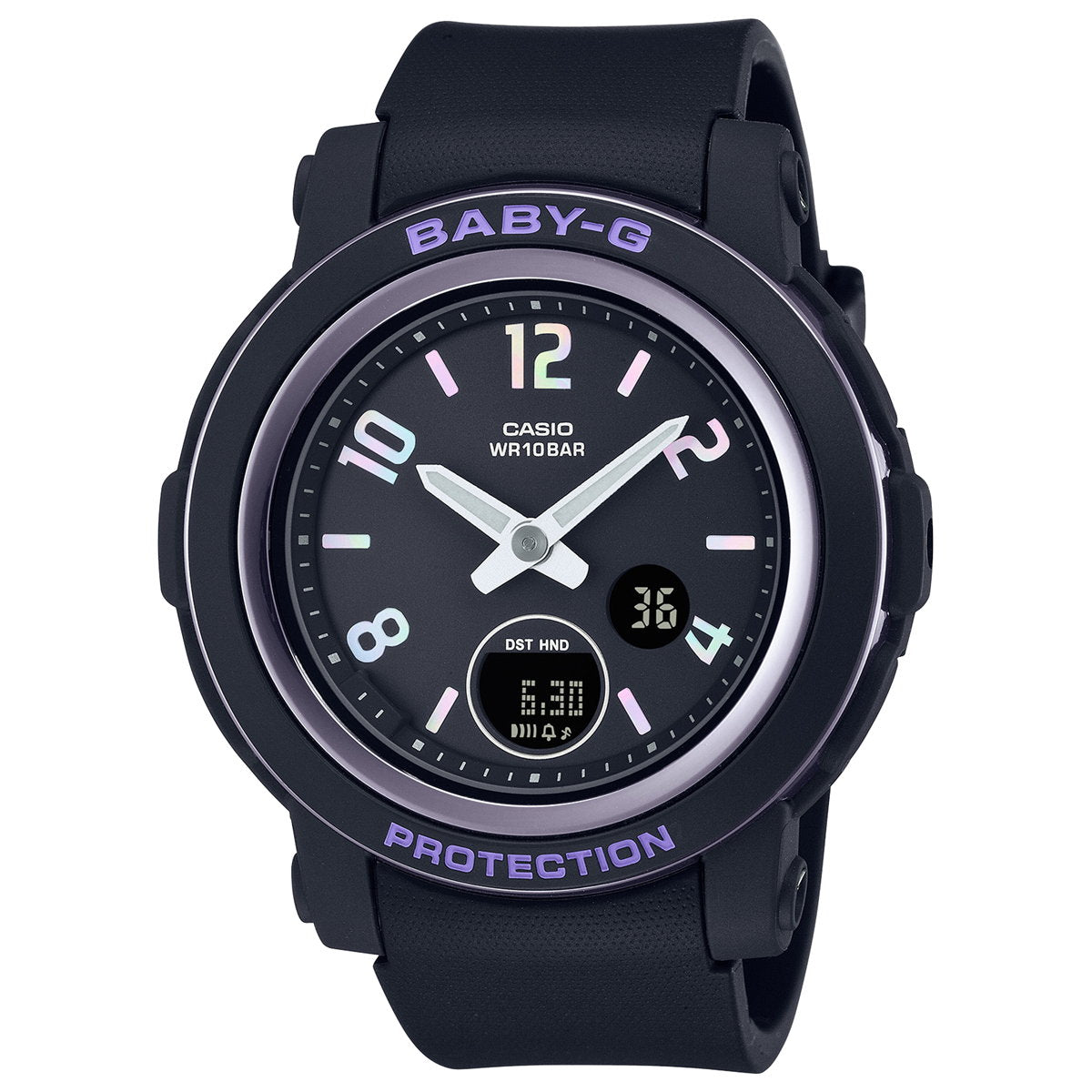 カシオ BABY-G ベビーG レディース 腕時計 BGA-290DR-1AJF ホログラムインデックス 電池式 アナログ デジタル ブラック