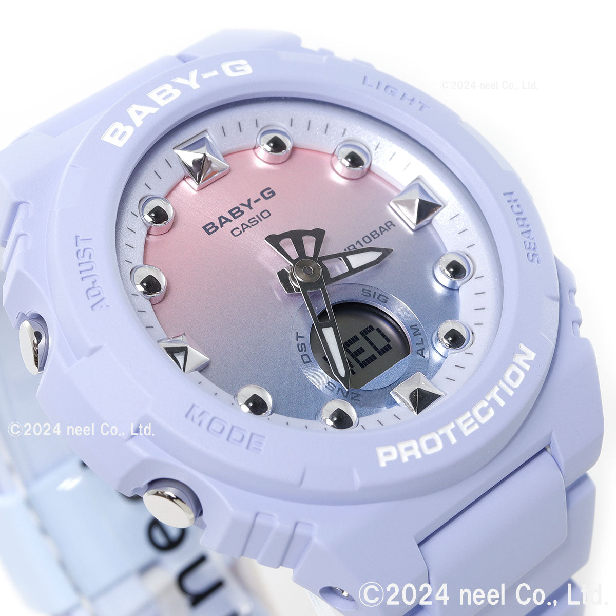 BABY-G カシオ ベビーG レディース 腕時計 BGA-320-2A1JF 水色【2024 新作】