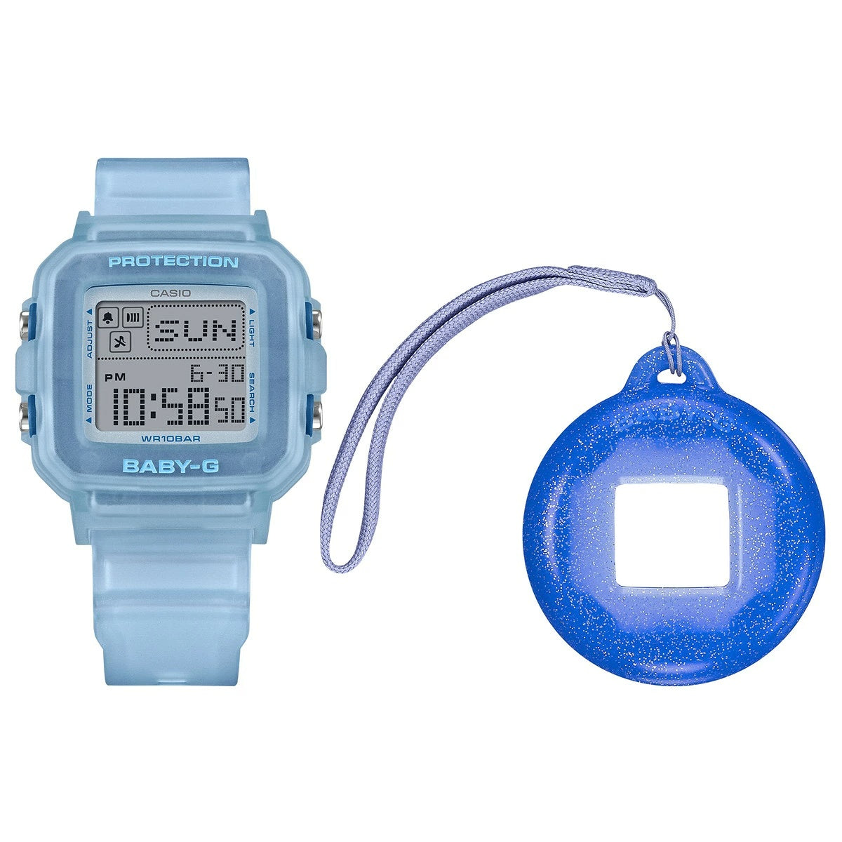 BABY-G＋PLUS カシオ ベビーG レディース デジタル 腕時計 BGD-10KG-2JR ベイビージープラス ストラップ付専用ホルダー付属【2026 新作】