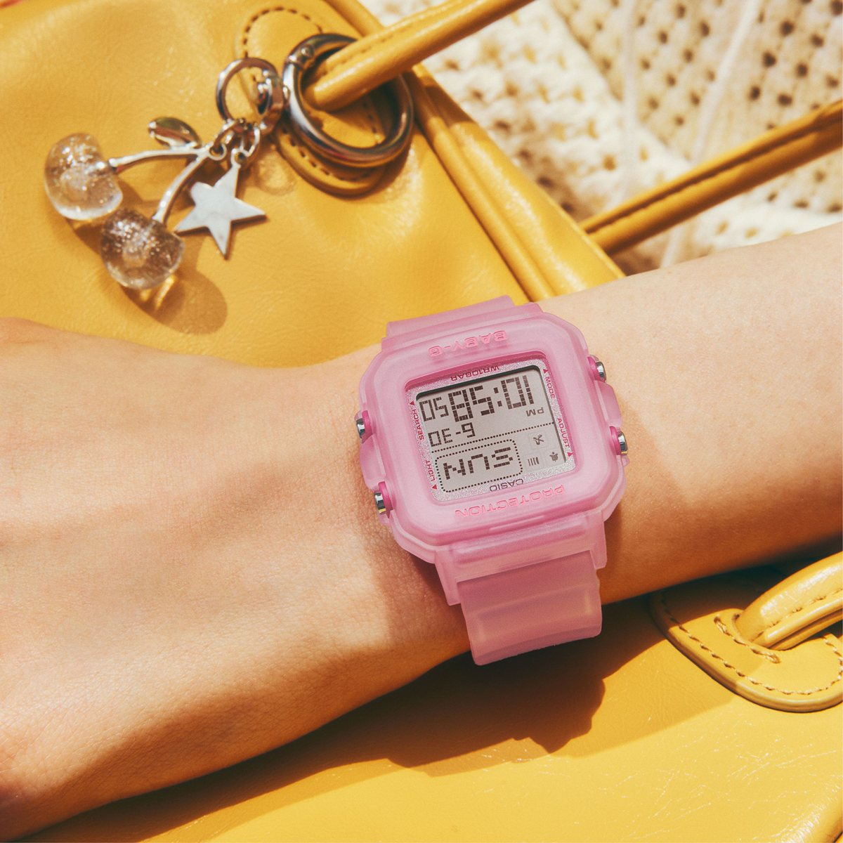 BABY-G＋PLUS カシオ ベビーG レディース デジタル 腕時計 BGD-10KG-4JR ベイビージープラス ストラップ付専用ホルダー付属【2026 新作】