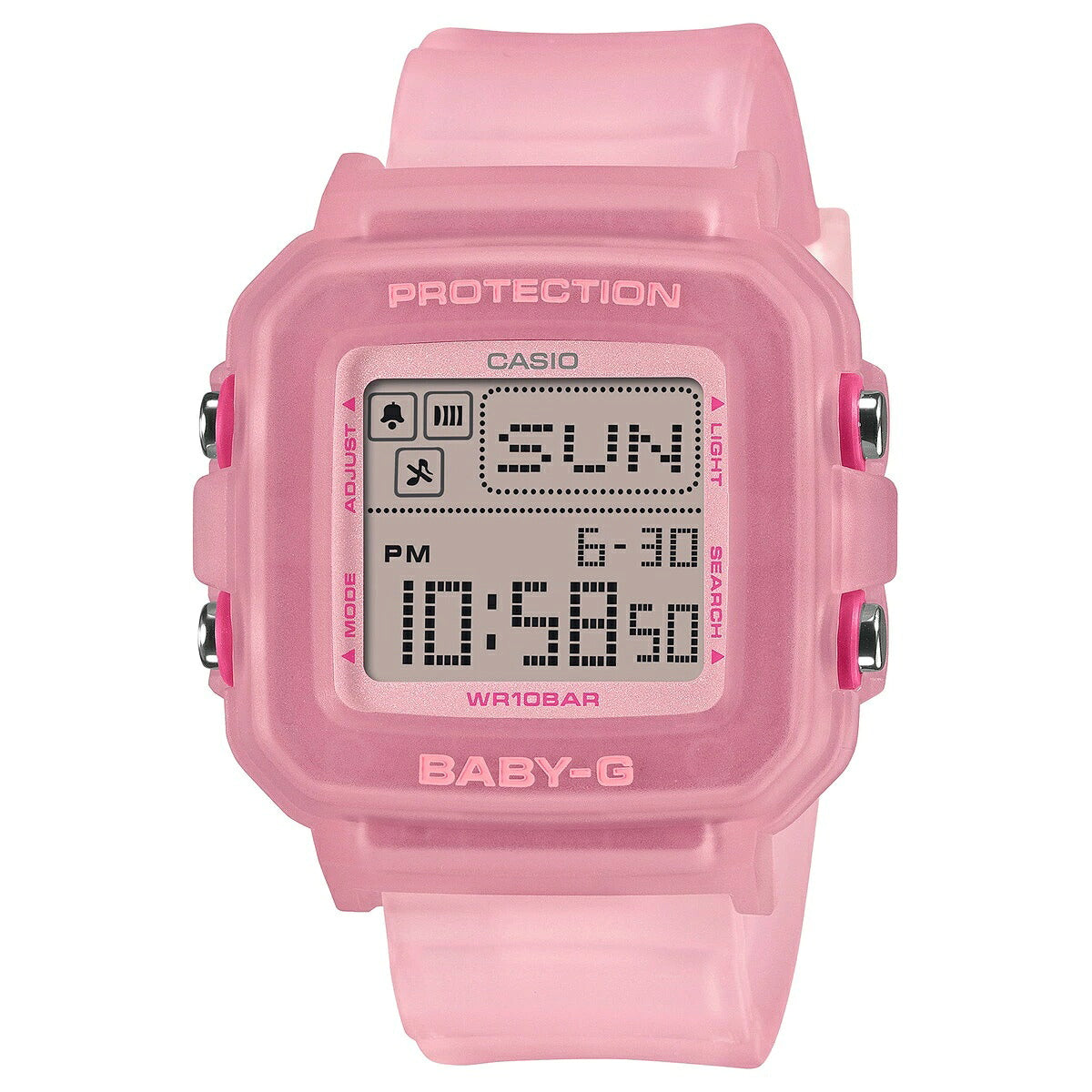BABY-G＋PLUS カシオ ベビーG レディース デジタル 腕時計 BGD-10KG-4JR ベイビージープラス ストラップ付専用ホルダー付属【2026 新作】