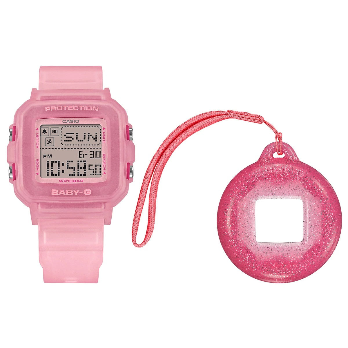BABY-G＋PLUS カシオ ベビーG レディース デジタル 腕時計 BGD-10KG-4JR ベイビージープラス ストラップ付専用ホルダー付属【2026 新作】