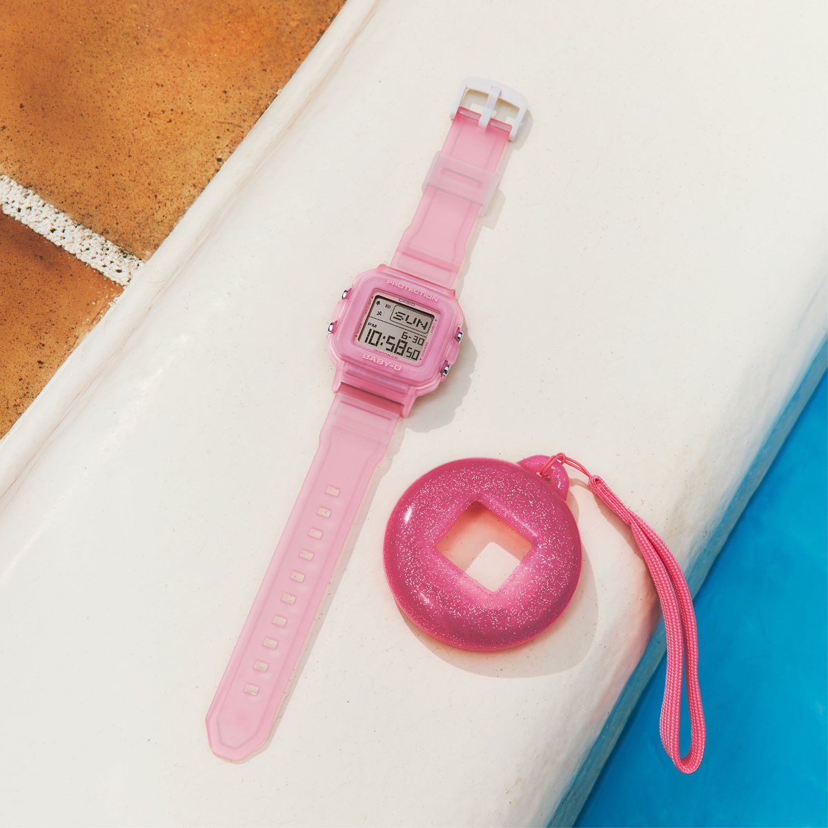 BABY-G＋PLUS カシオ ベビーG レディース デジタル 腕時計 BGD-10KG-4JR ベイビージープラス ストラップ付専用ホルダー付属【2026 新作】