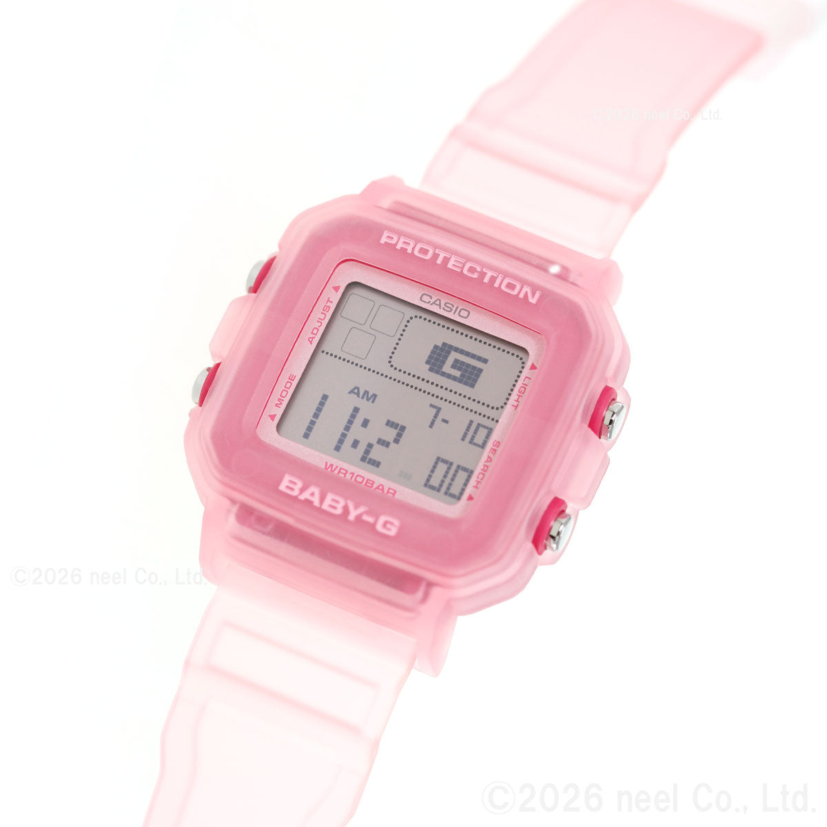 BABY-G＋PLUS カシオ ベビーG レディース デジタル 腕時計 BGD-10KG-4JR ベイビージープラス ストラップ付専用ホルダー付属【2026 新作】