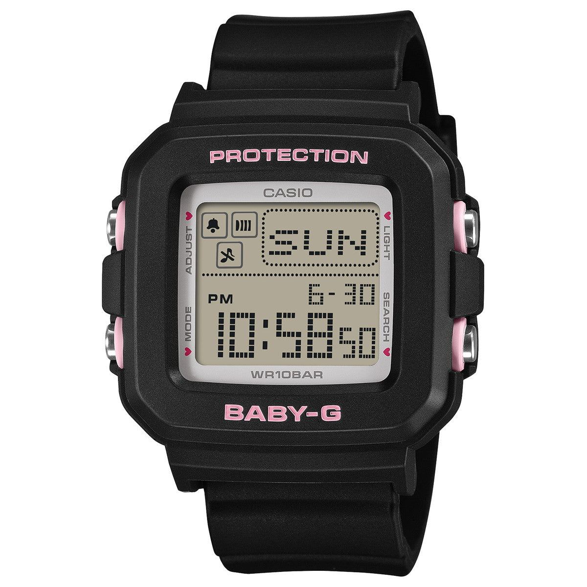BABY-G＋PLUS カシオ ベビーG レディース デジタル 腕時計 BGD-10KH-1JR ベイビージープラス ハート型時計ホルダー付属【2026 新作】