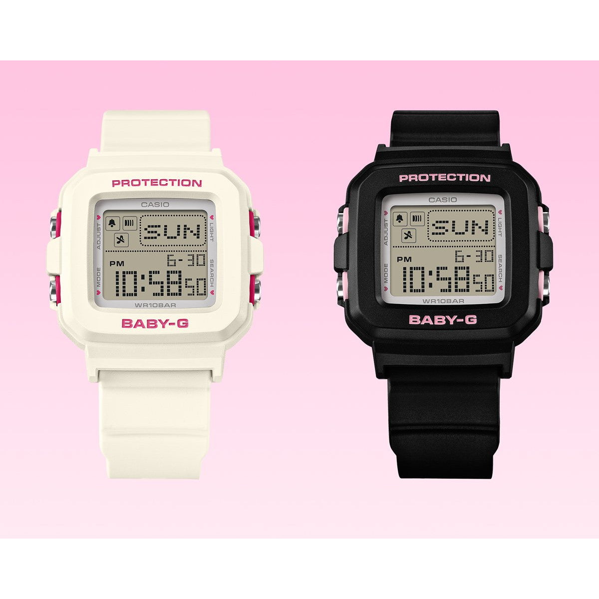 BABY-G＋PLUS カシオ ベビーG レディース デジタル 腕時計 BGD-10KH-1JR ベイビージープラス ハート型時計ホルダー付属【2026 新作】