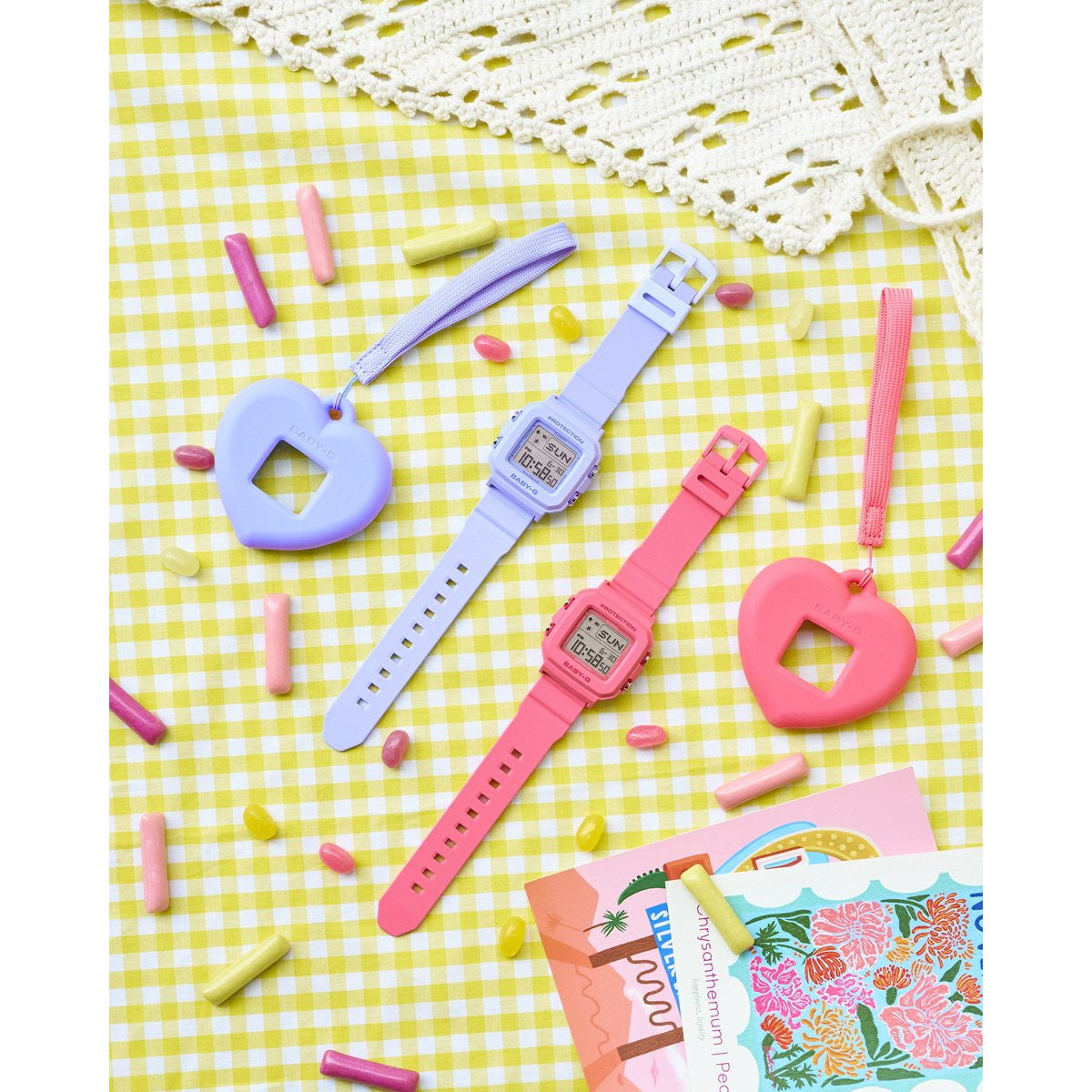 BABY-G＋PLUS カシオ ベビーG レディース デジタル 腕時計 BGD-10KH-2BJR ベイビージープラス ハート型時計ホルダー付属【2025 新作】