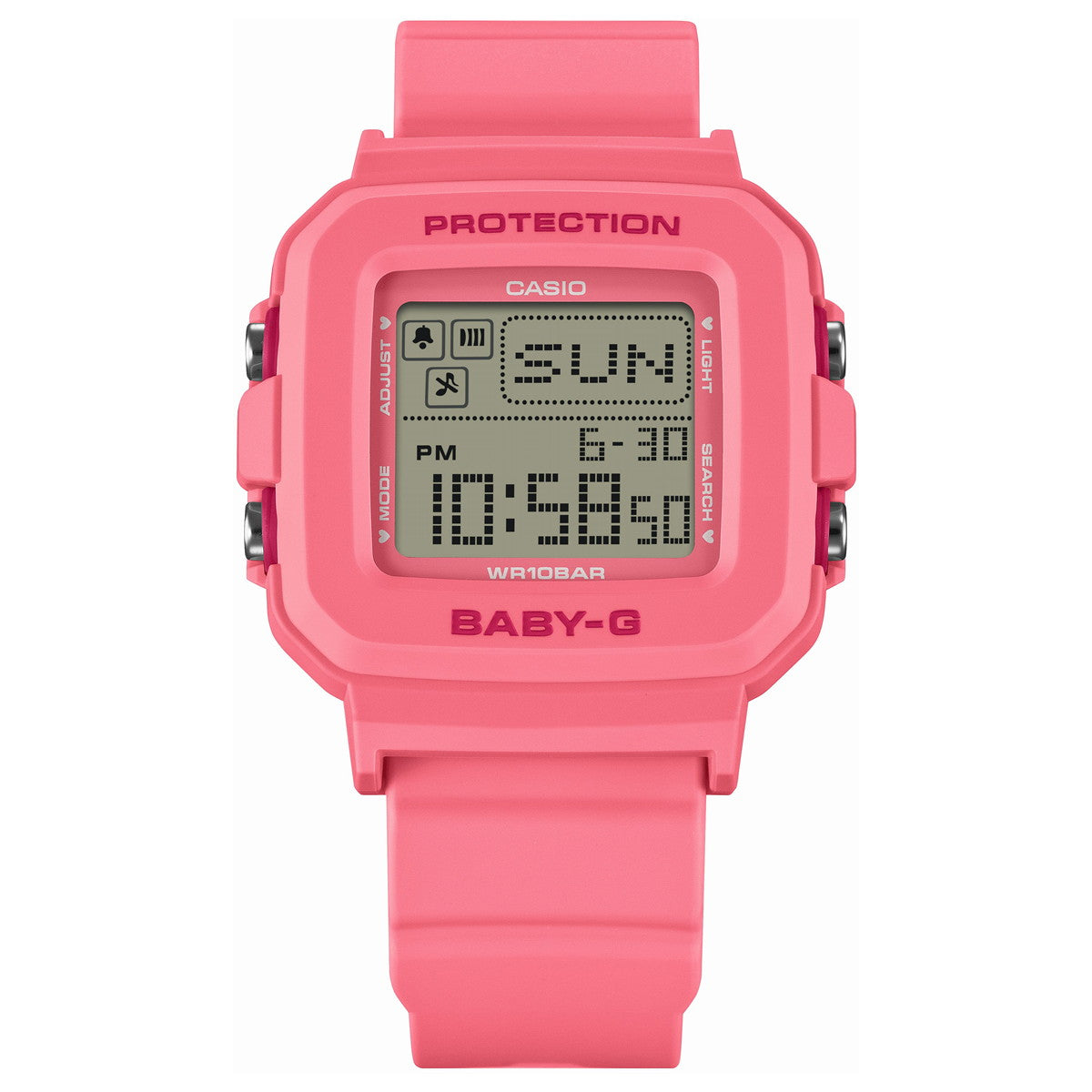 BABY-G＋PLUS カシオ ベビーG レディース デジタル 腕時計 BGD-10KH-4JR ベイビージープラス ハート型時計ホルダー付属【2025 新作】