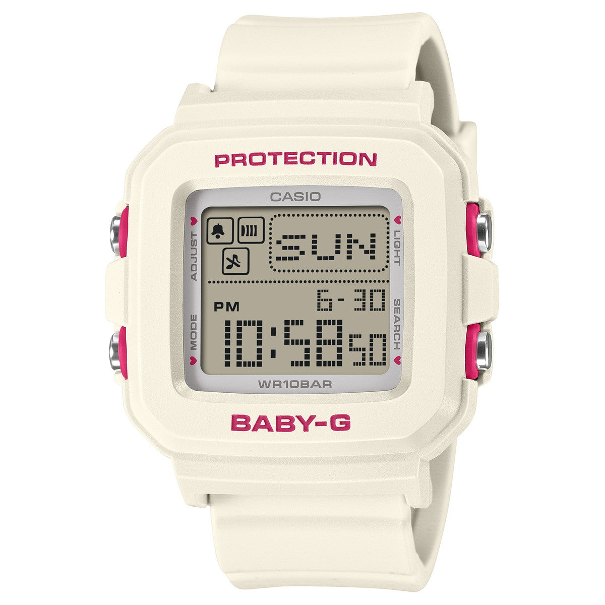 BABY-G＋PLUS カシオ ベビーG レディース デジタル 腕時計 BGD-10KH-7JR ベイビージープラス ハート型時計ホルダー付属【2026 新作】