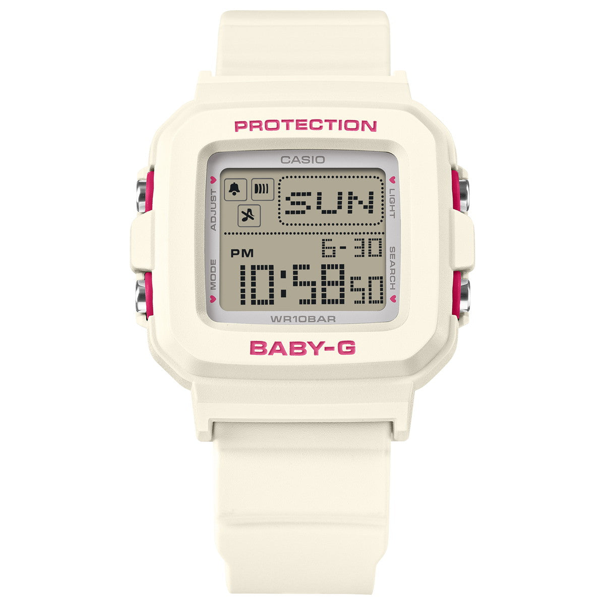 BABY-G＋PLUS カシオ ベビーG レディース デジタル 腕時計 BGD-10KH-7JR ベイビージープラス ハート型時計ホルダー付属【2026 新作】