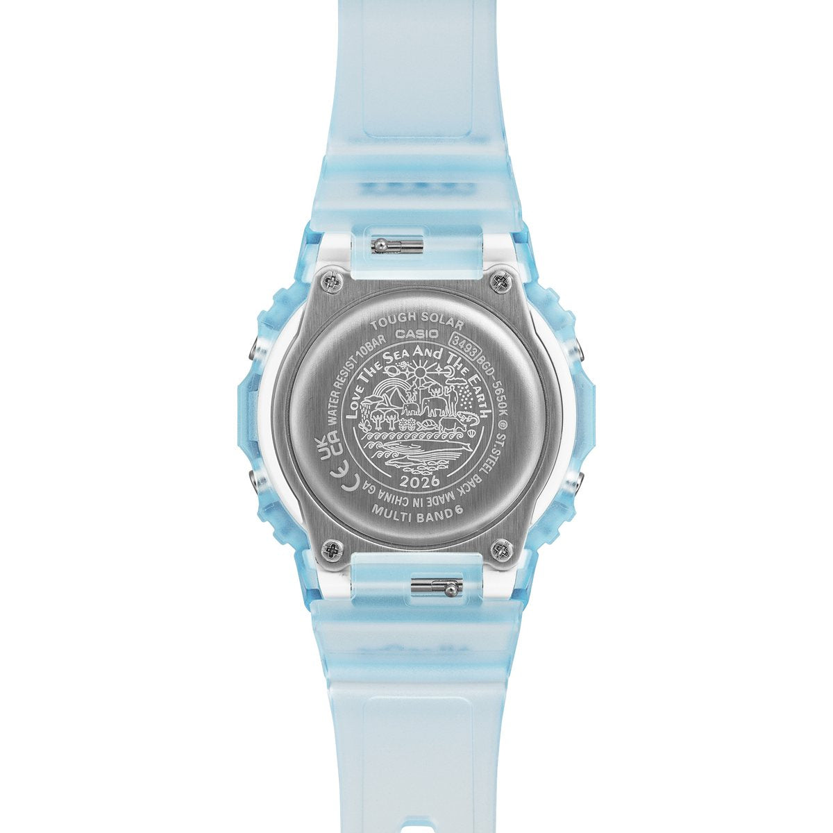 BABY-G カシオ ベビーG レディース 電波 ソーラー デジタル 腕時計 タフソーラー BGD-5650K-2JR Love The Sea And The Earth イルカ【2026 新作】