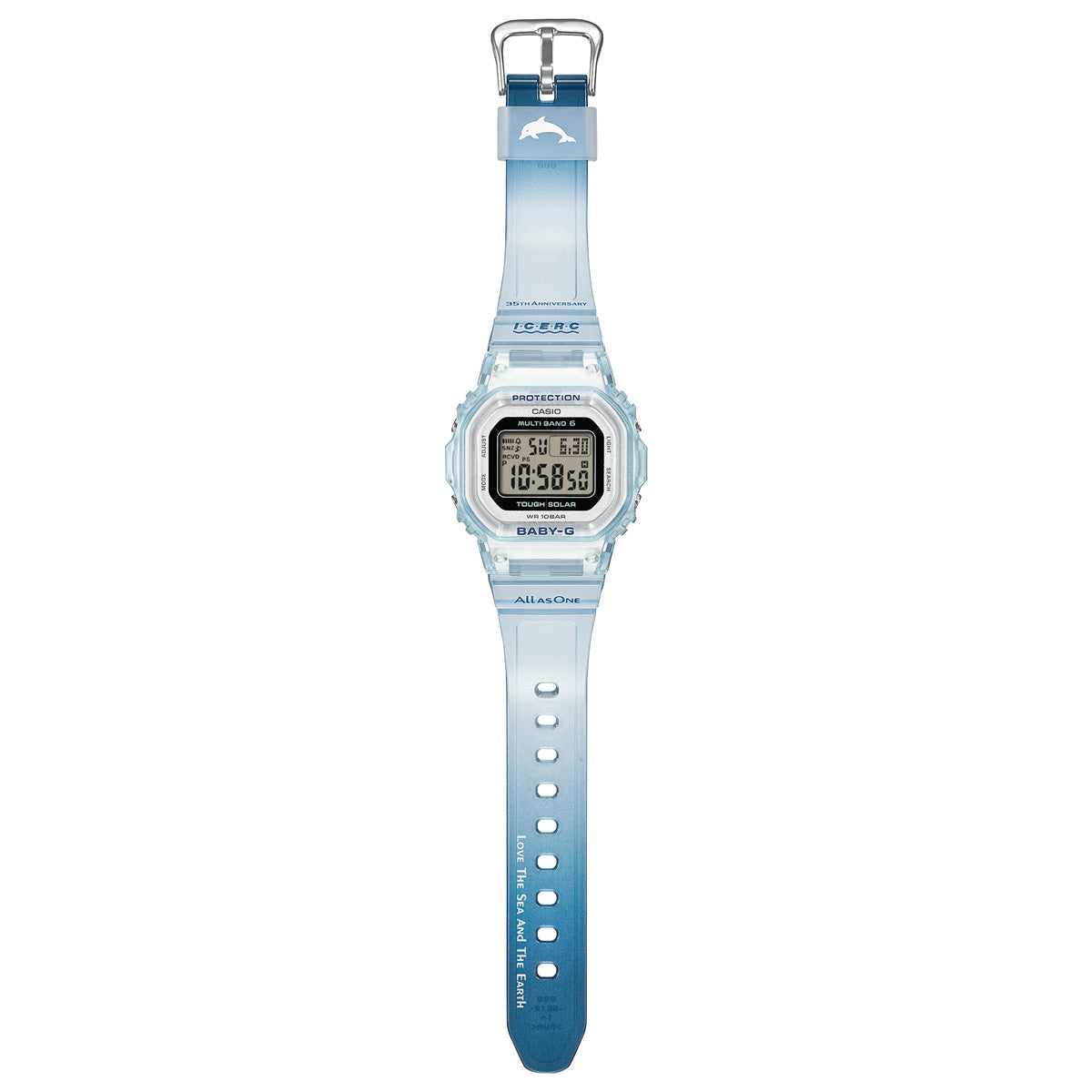 BABY-G カシオ ベビーG レディース 電波 ソーラー デジタル 腕時計 タフソーラー BGD-5650K-2JR Love The Sea And The Earth イルカ【2026 新作】