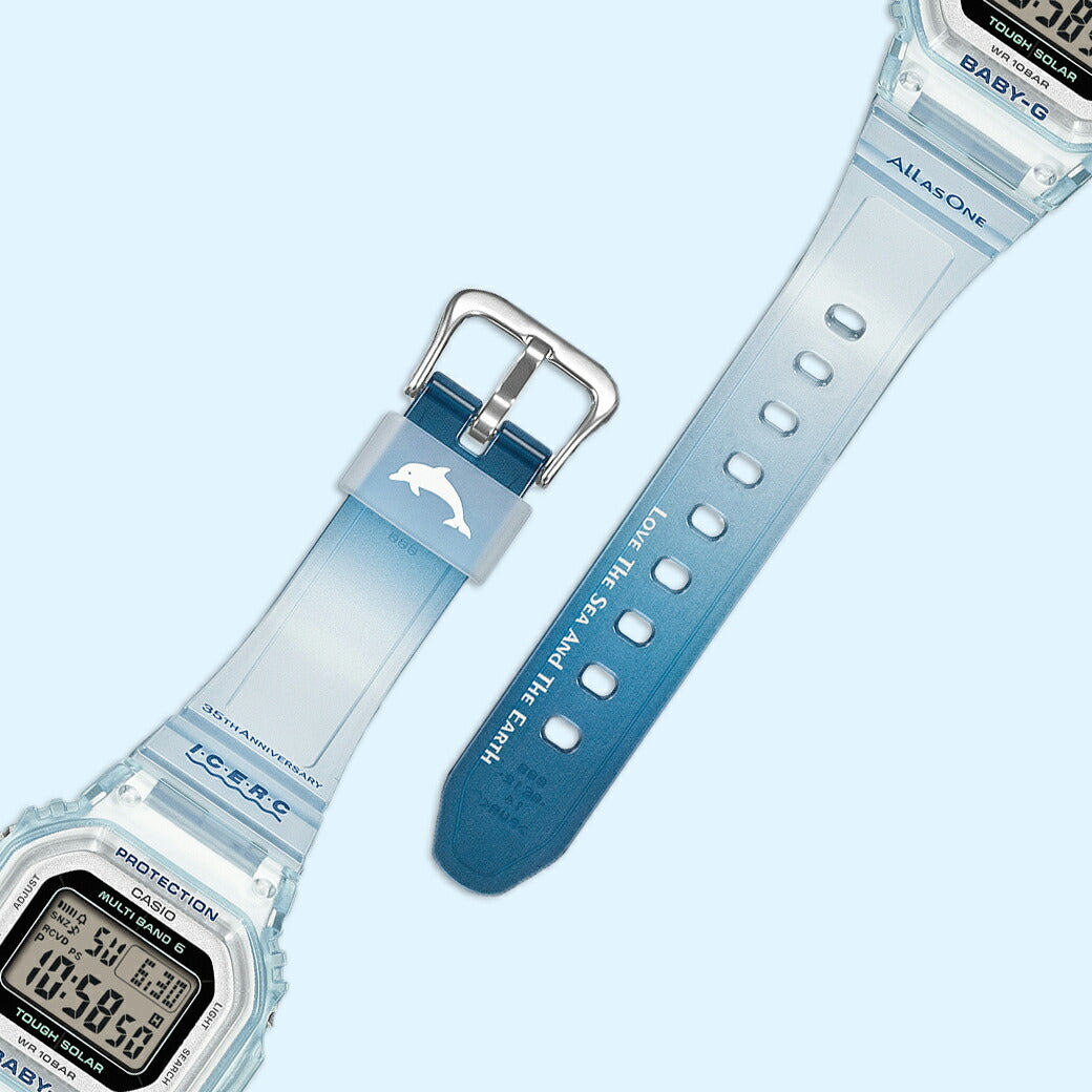 BABY-G カシオ ベビーG レディース 電波 ソーラー デジタル 腕時計 タフソーラー BGD-5650K-2JR Love The Sea And The Earth イルカ【2026 新作】